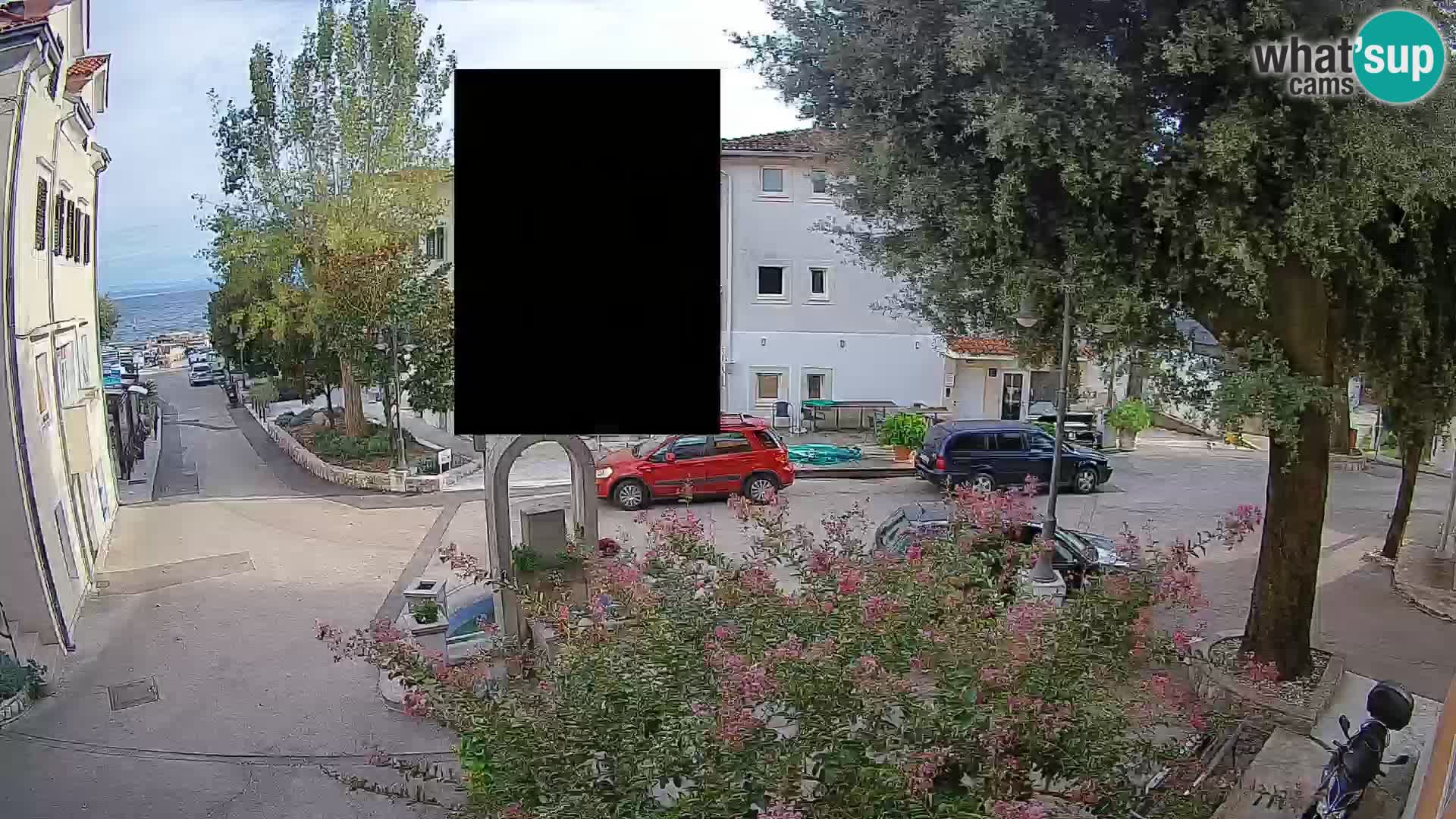 Webcam Mošćenička Draga Center – Live View of the Town Center