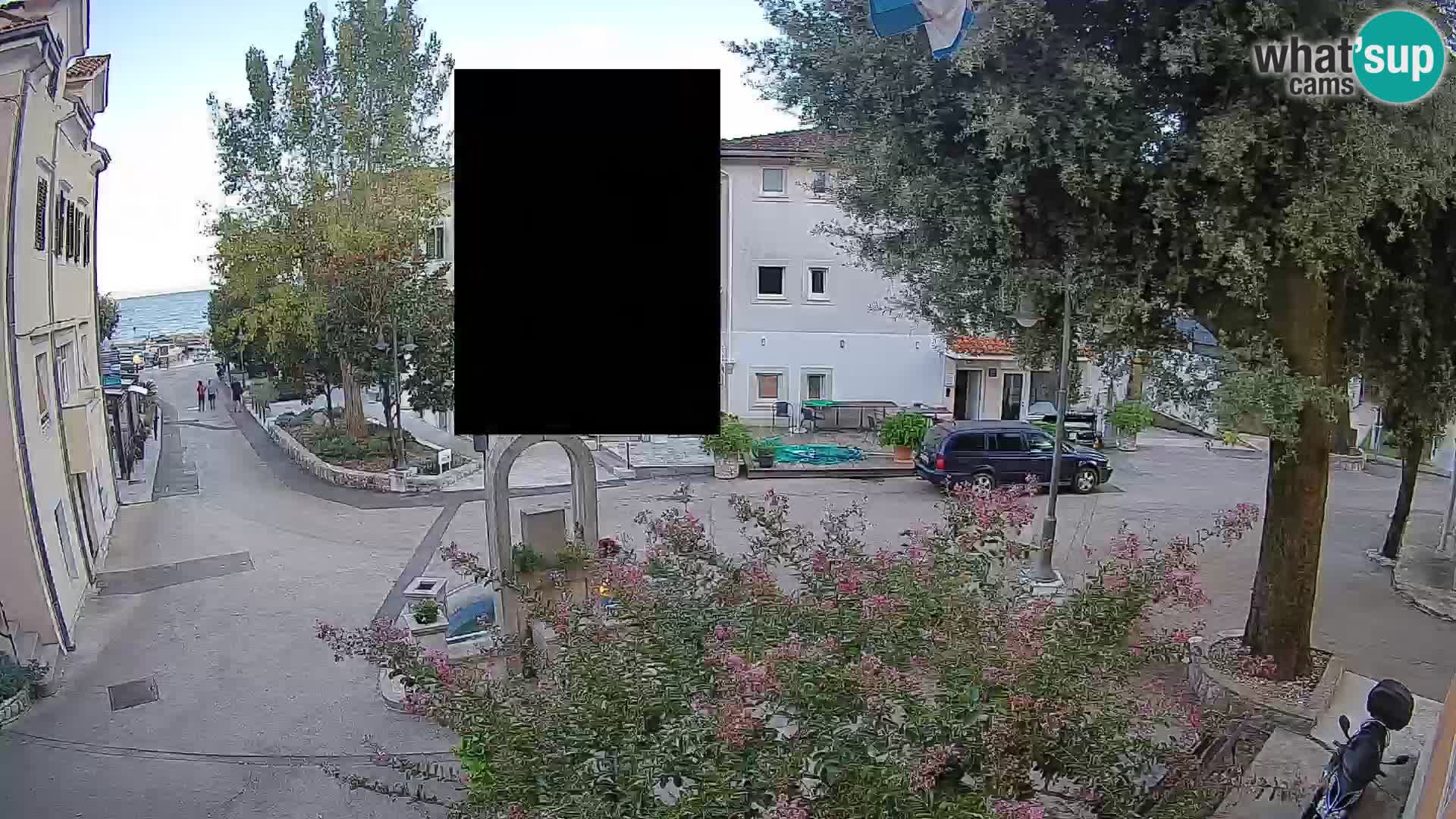 Webcam Mošćenička Draga Center – Live View of the Town Center