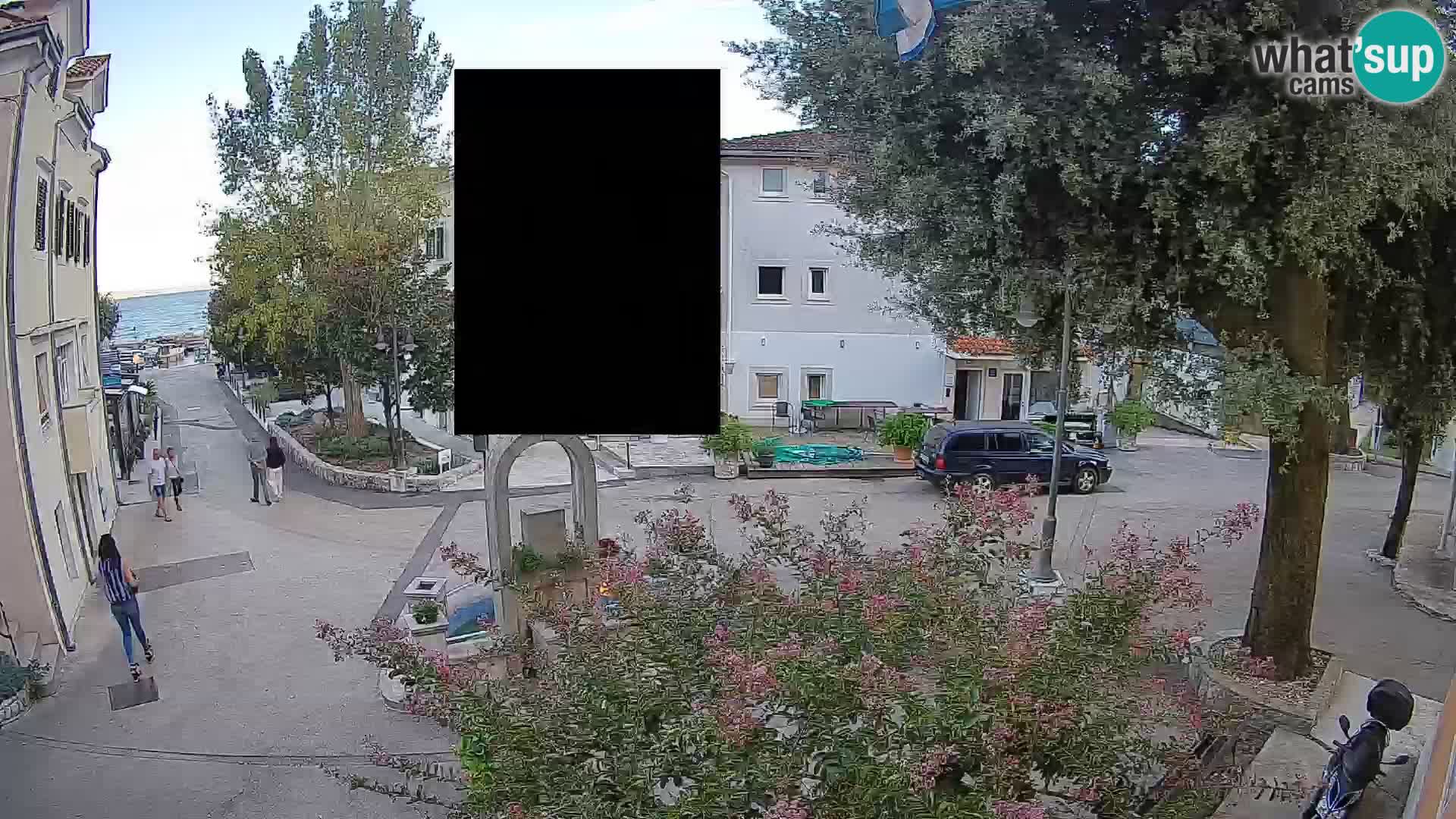 Webcam Mošćenička Draga Center – Live View of the Town Center