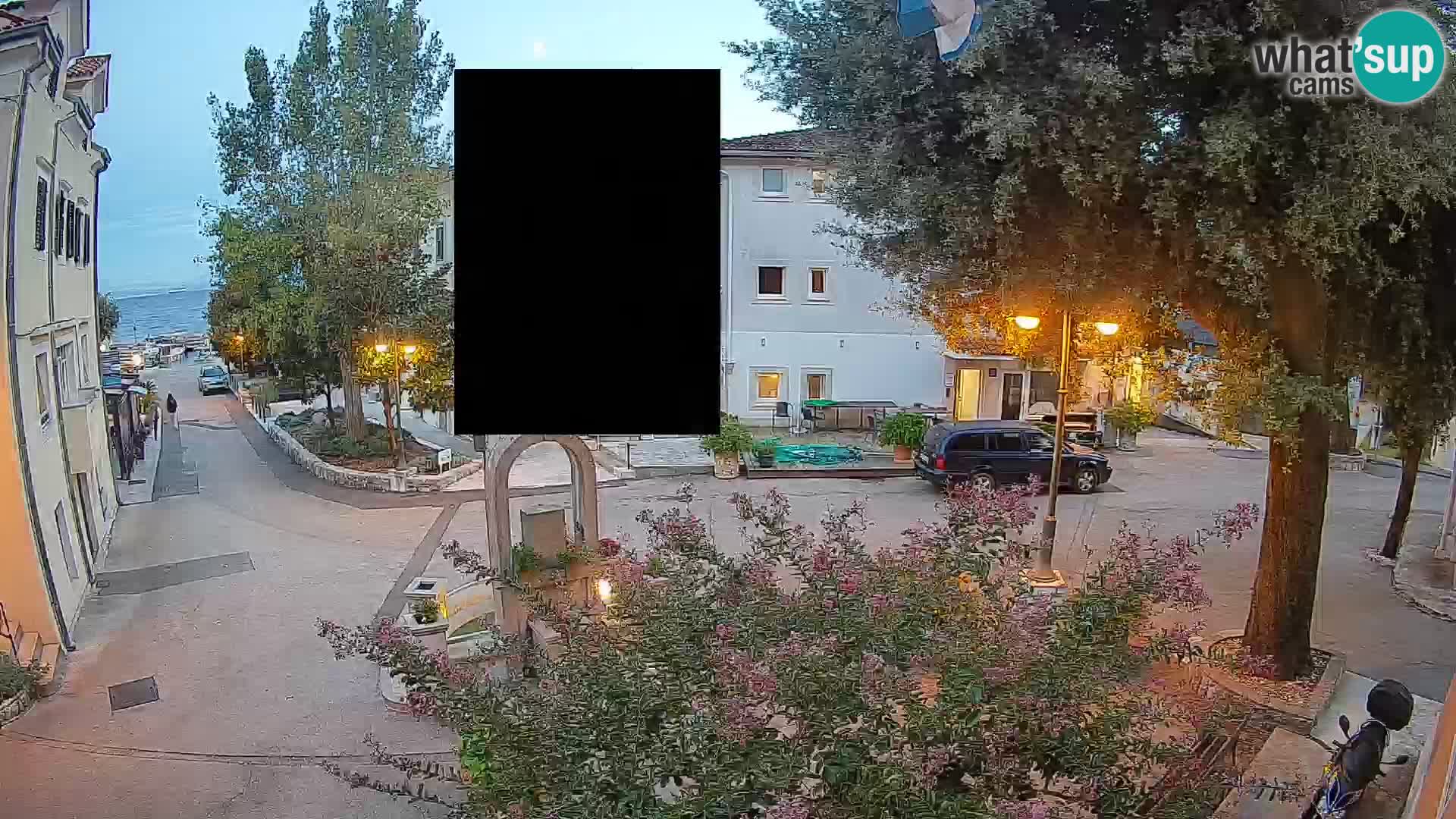 Webcam Mošćenička Draga Zentrum – Liveblick auf das Ortszentrum