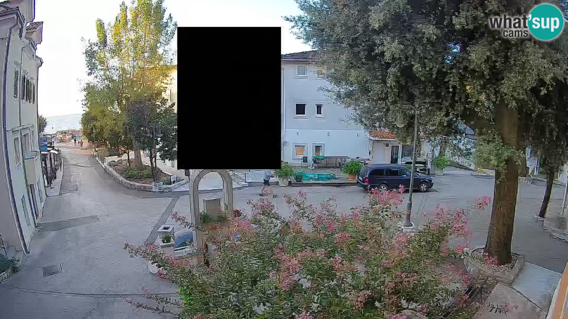 Webcam Mošćenička Draga Center – Live View of the Town Center