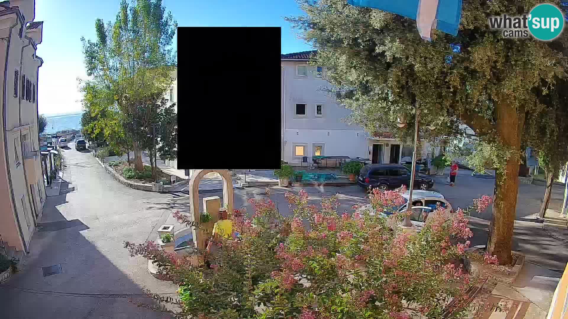 Web kamera centar Mošćeničke Drage – Pogled uživo