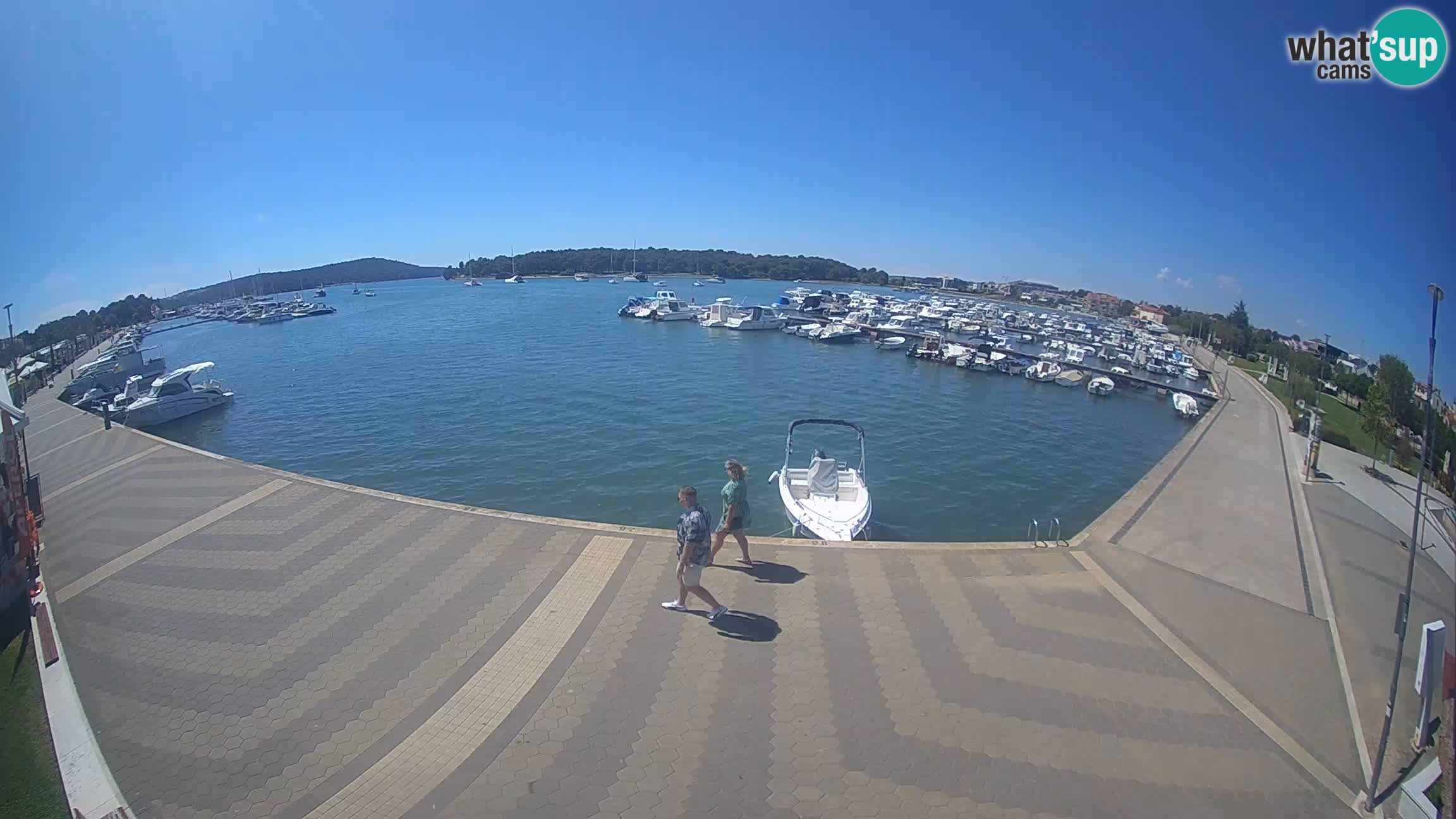 LIVE webcam Medulin marina