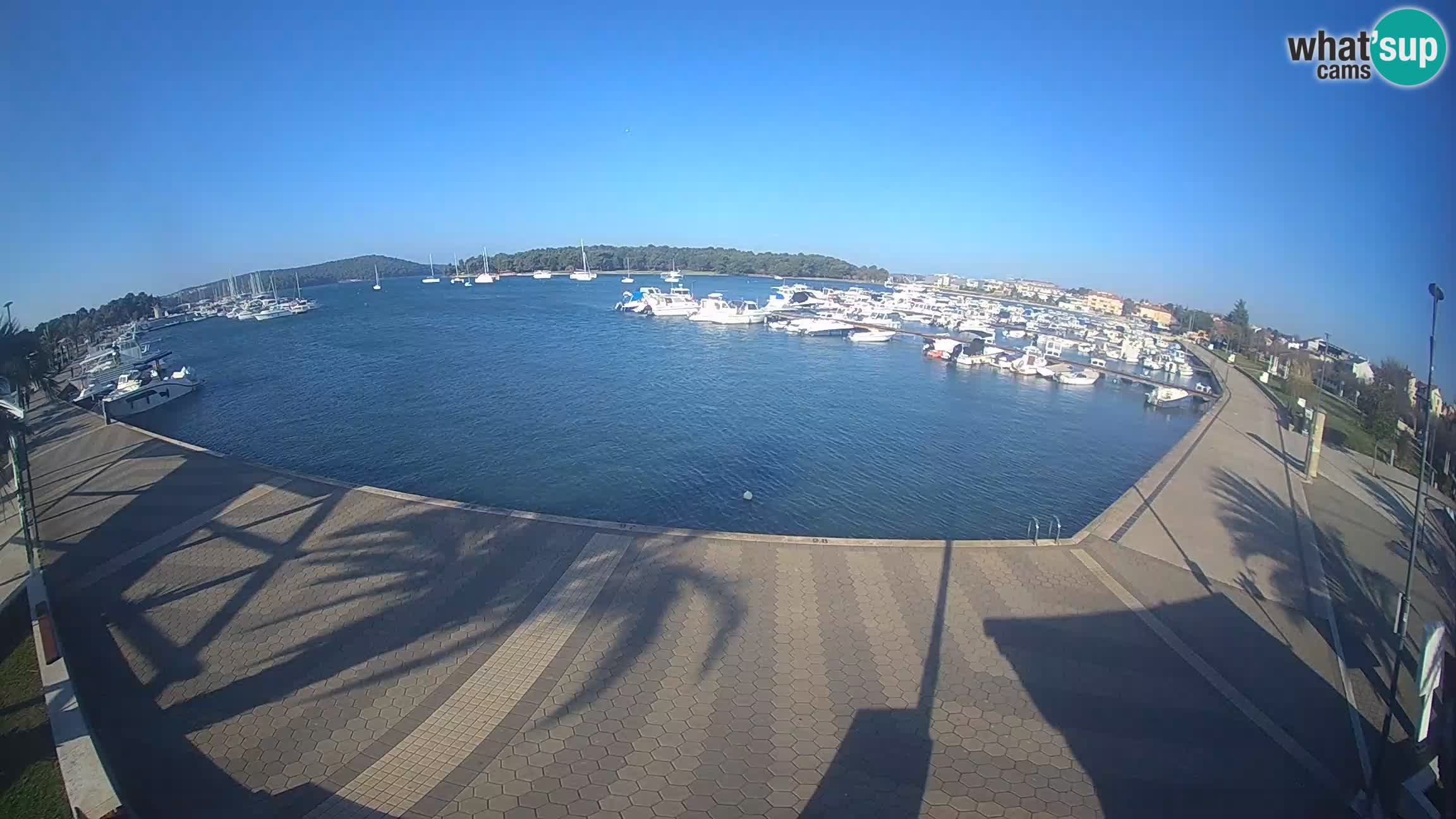 LIVE webcam Medulin marina