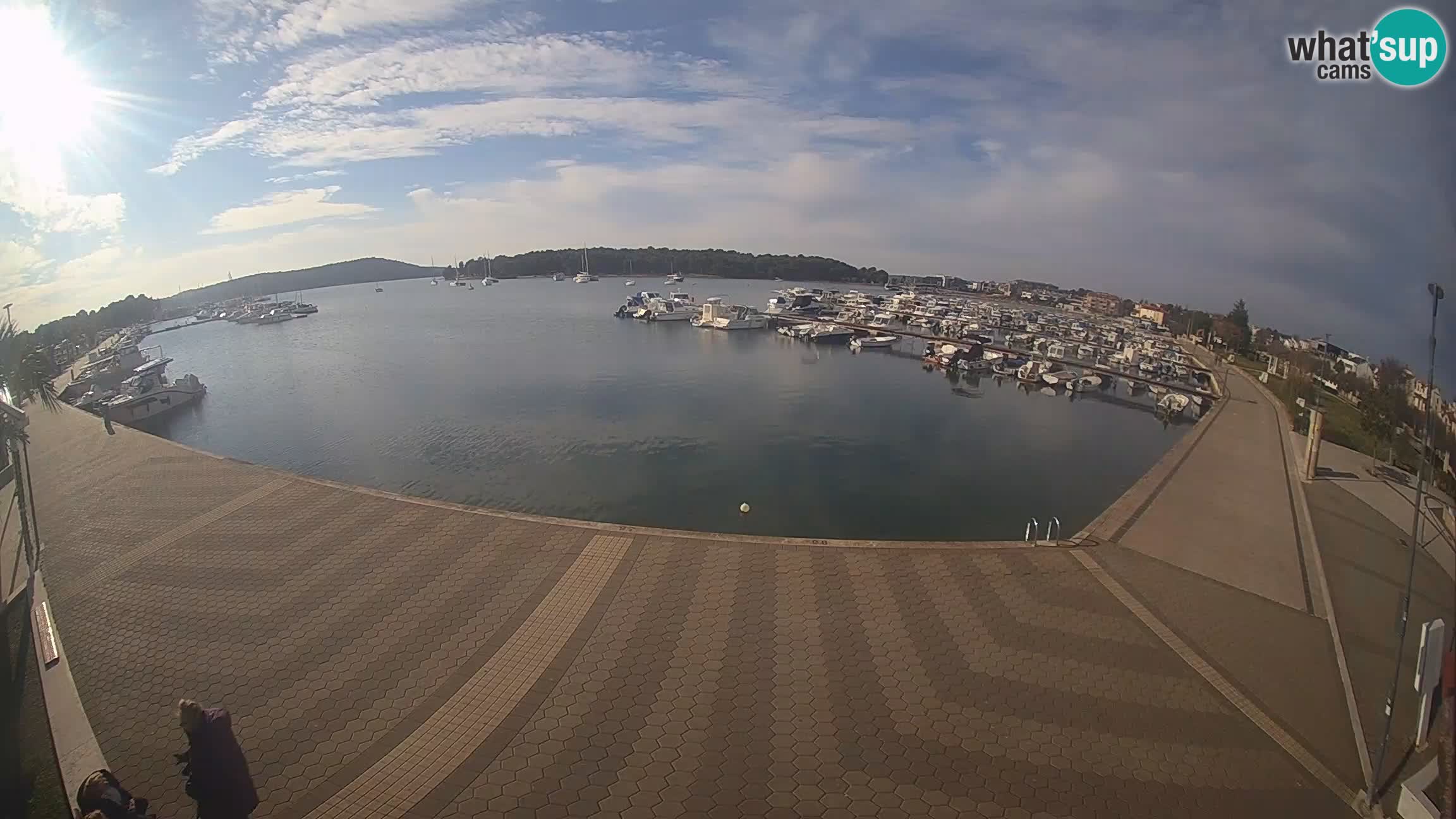 LIVE webcam Medulin marina