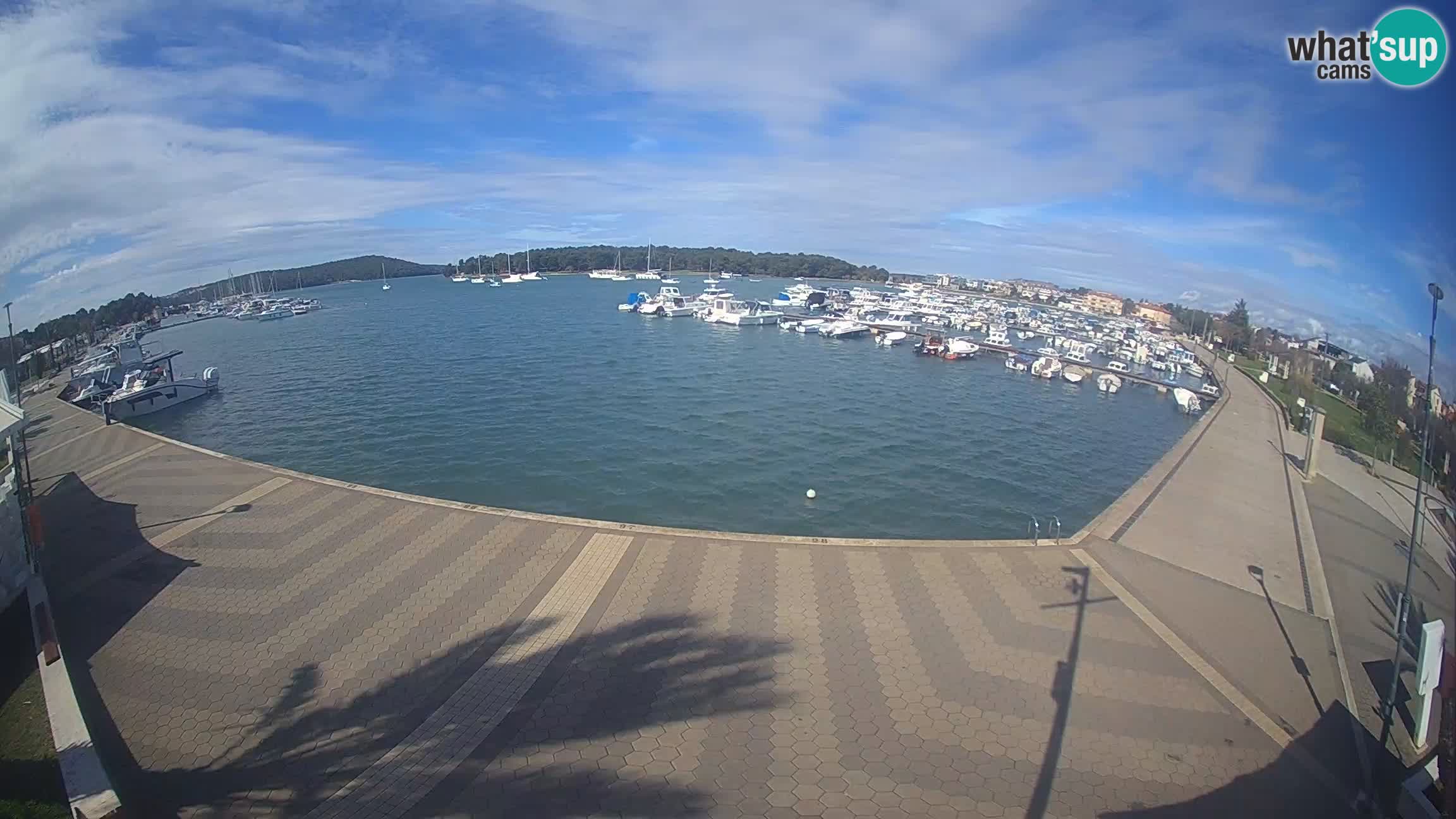 LIVE webcam Medulin marina