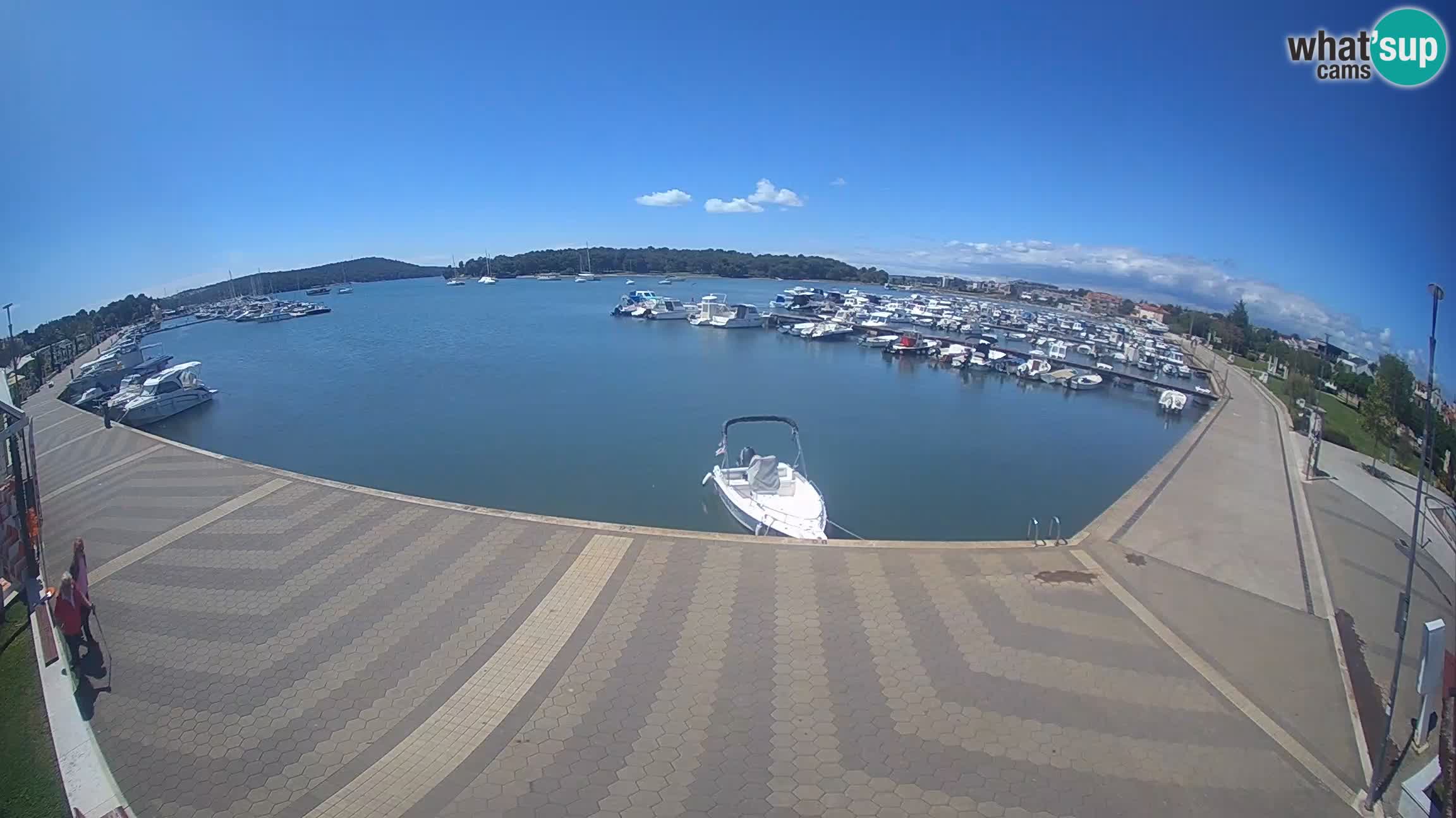 LIVE webcam Medulin marina