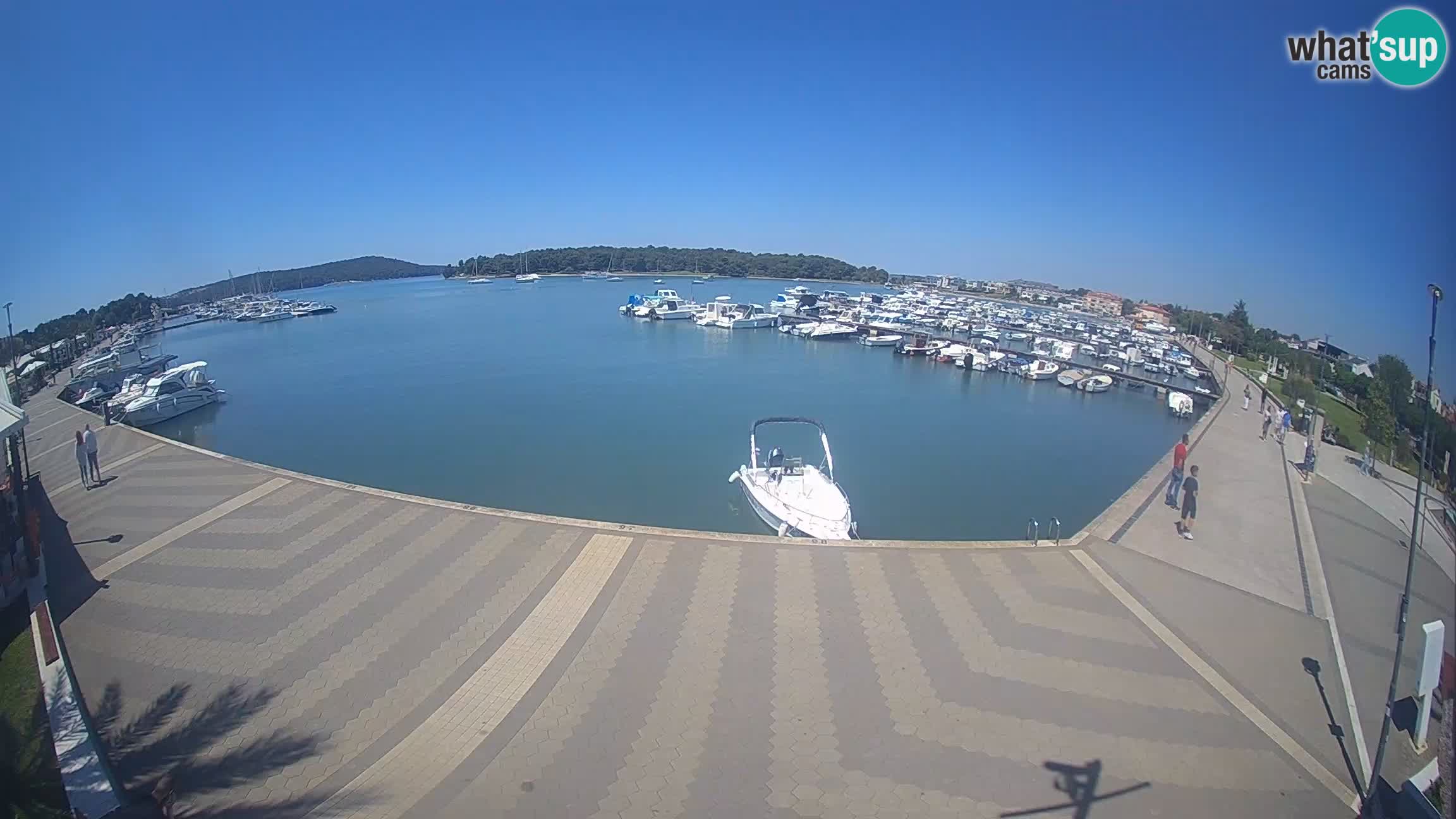LIVE webcam Medulin marina