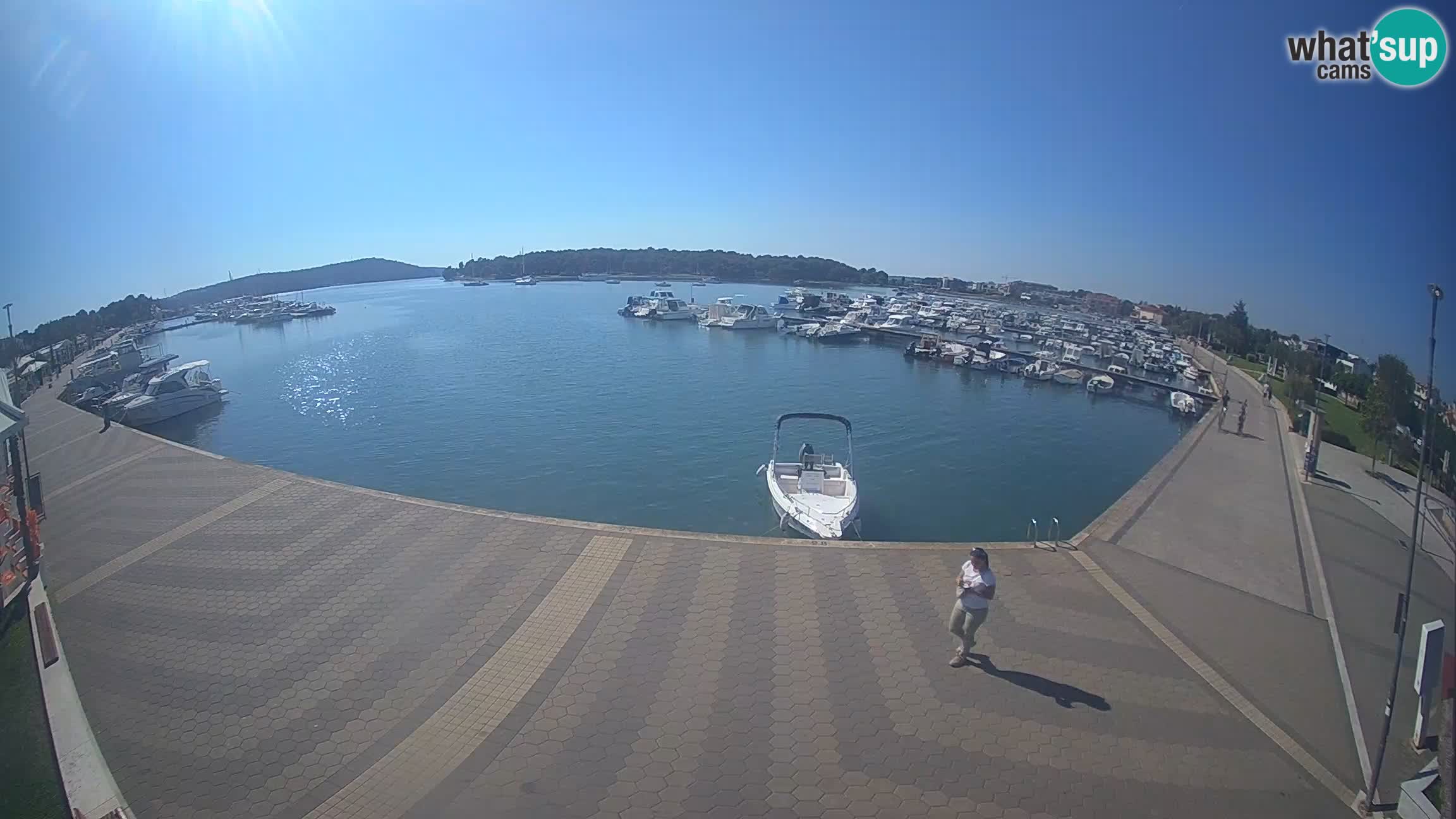 LIVE webcam Medulin marina