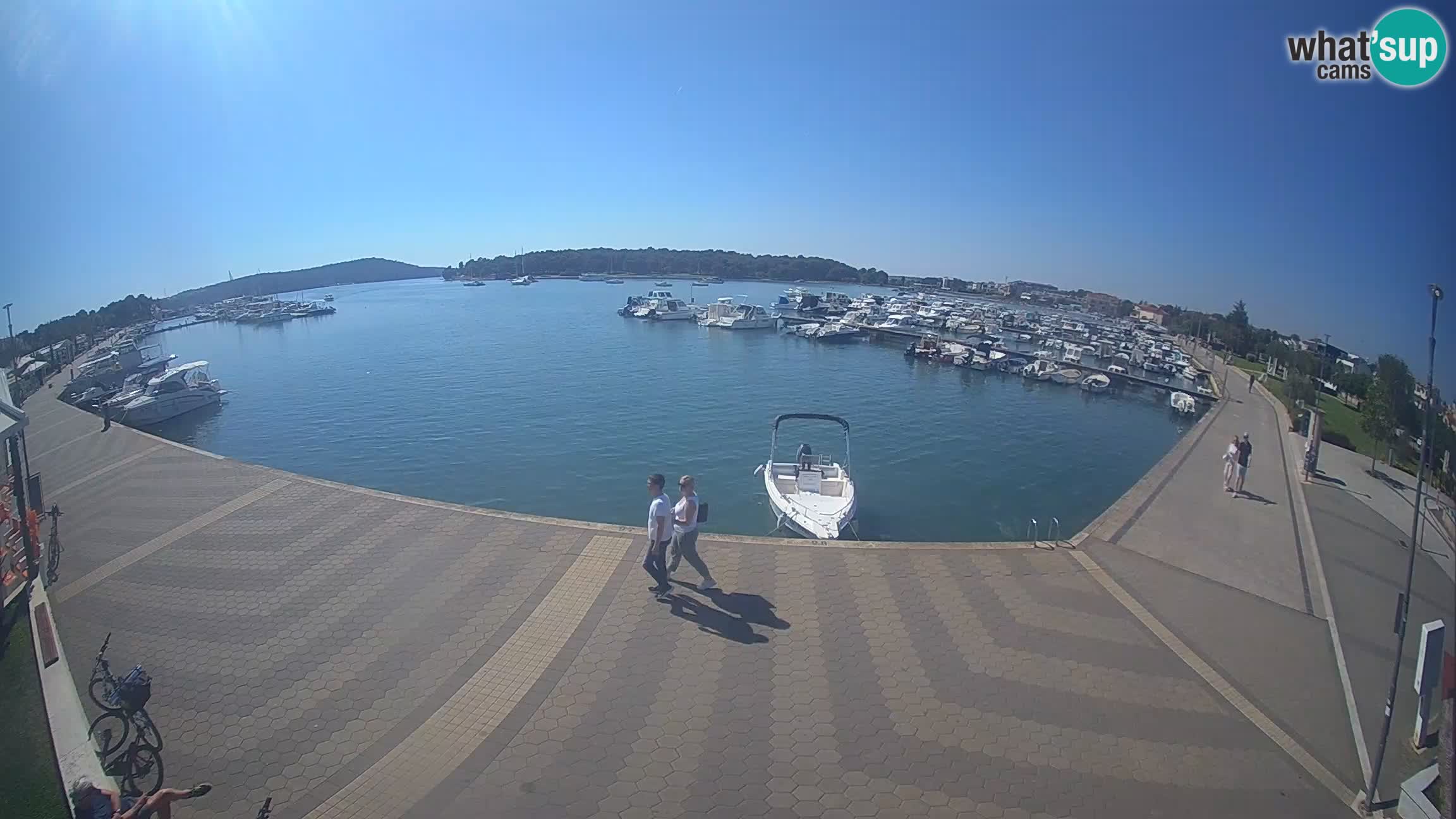 LIVE webcam Medulin marina