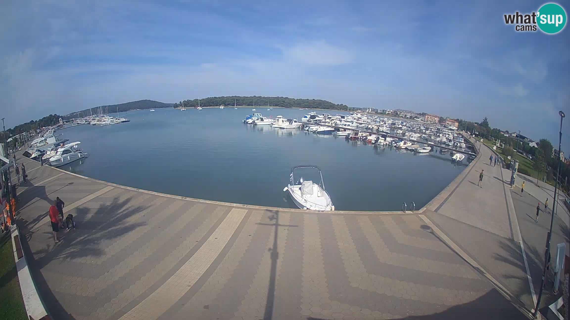 LIVE webcam Medulin marina