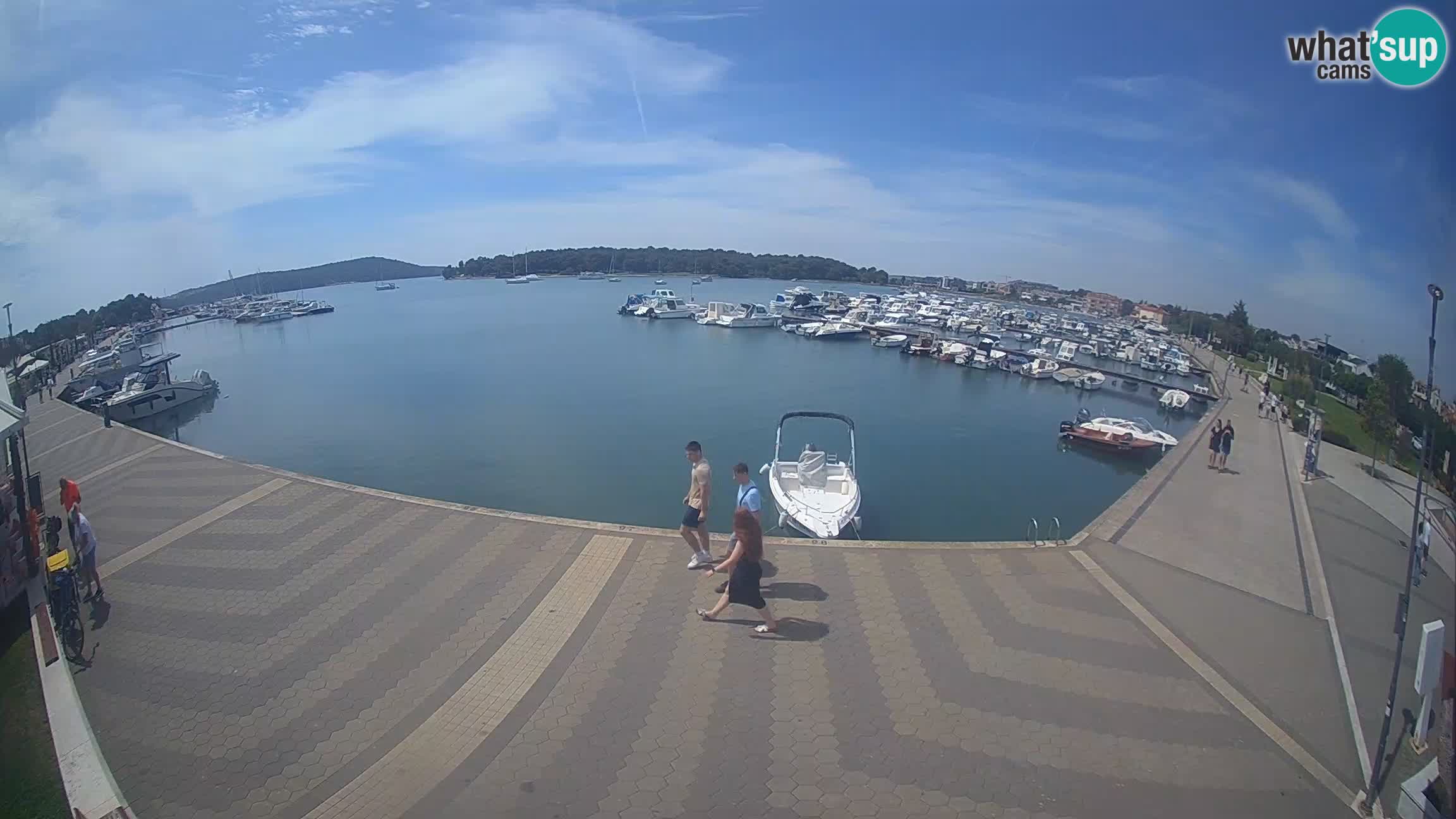 LIVE webcam Medulin marina
