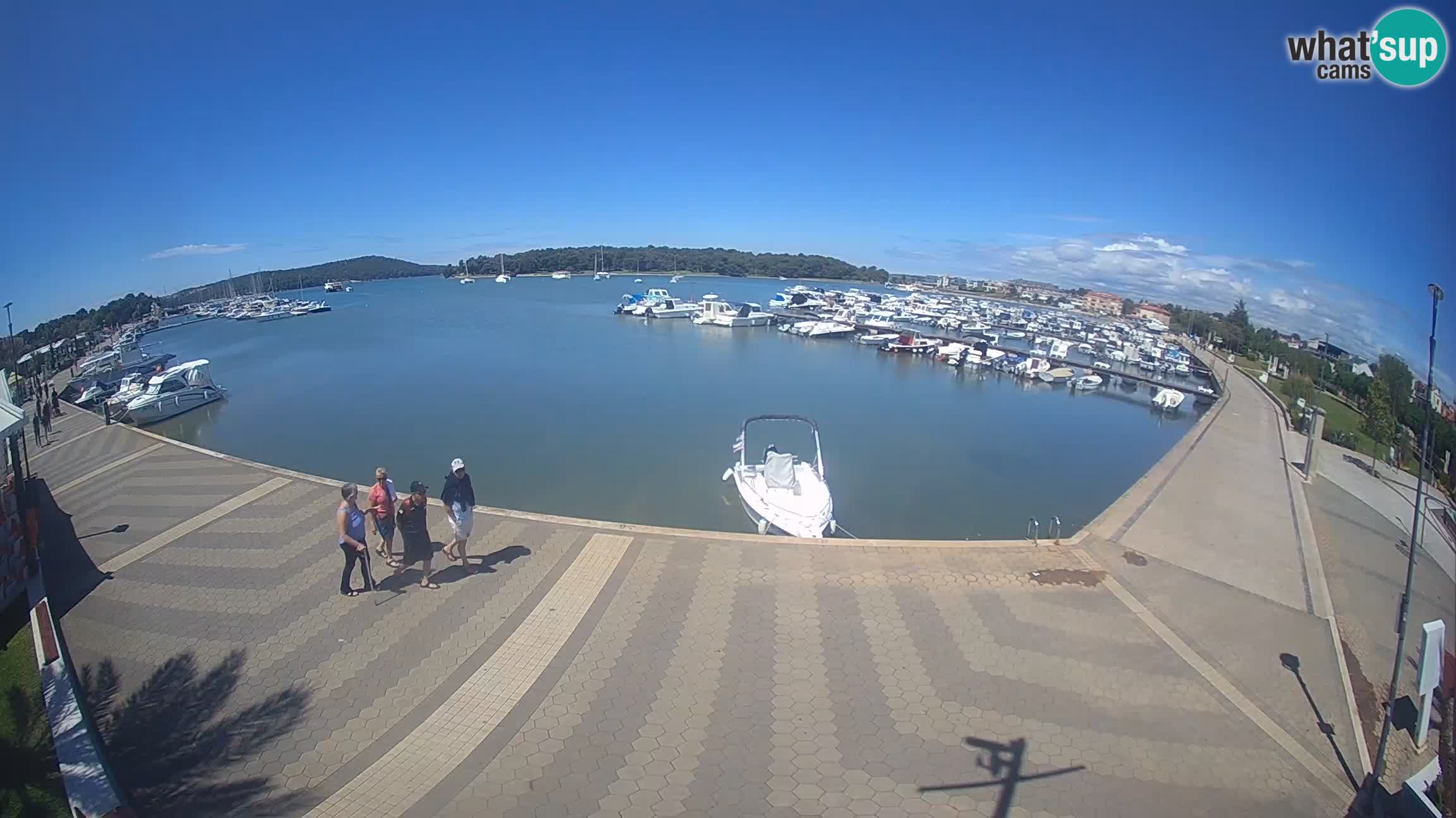 LIVE webcam Medulin marina