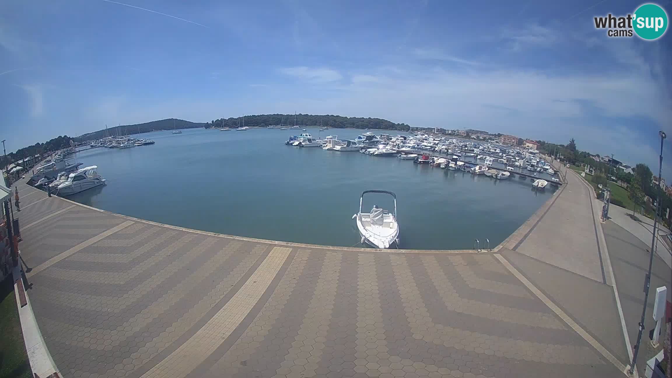 LIVE webcam Medulin marina