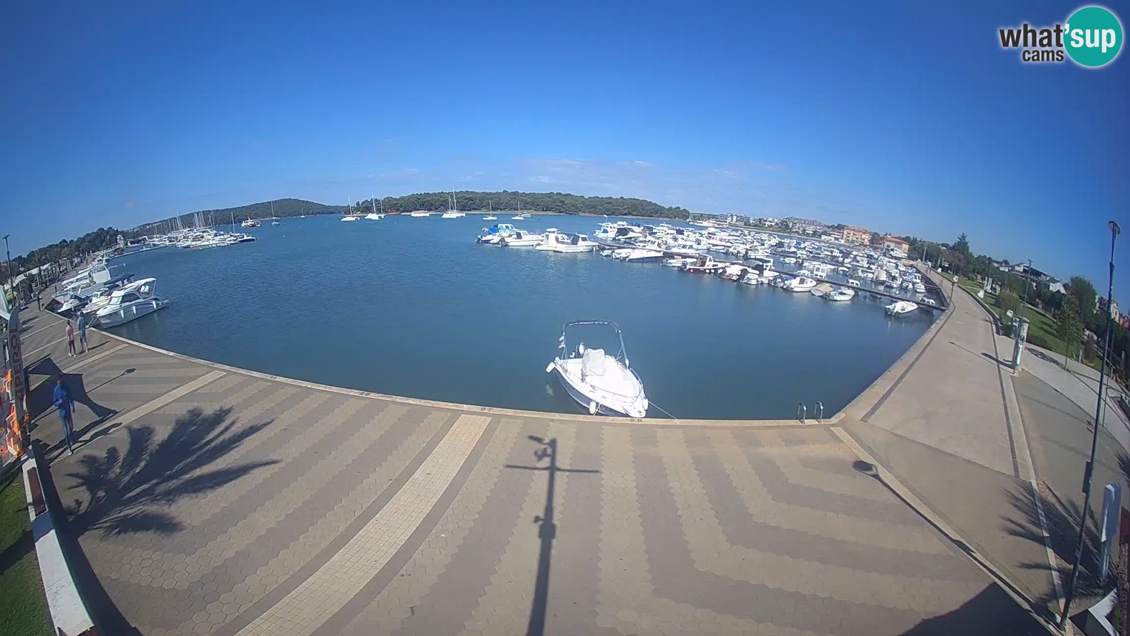 LIVE webcam Medulin marina