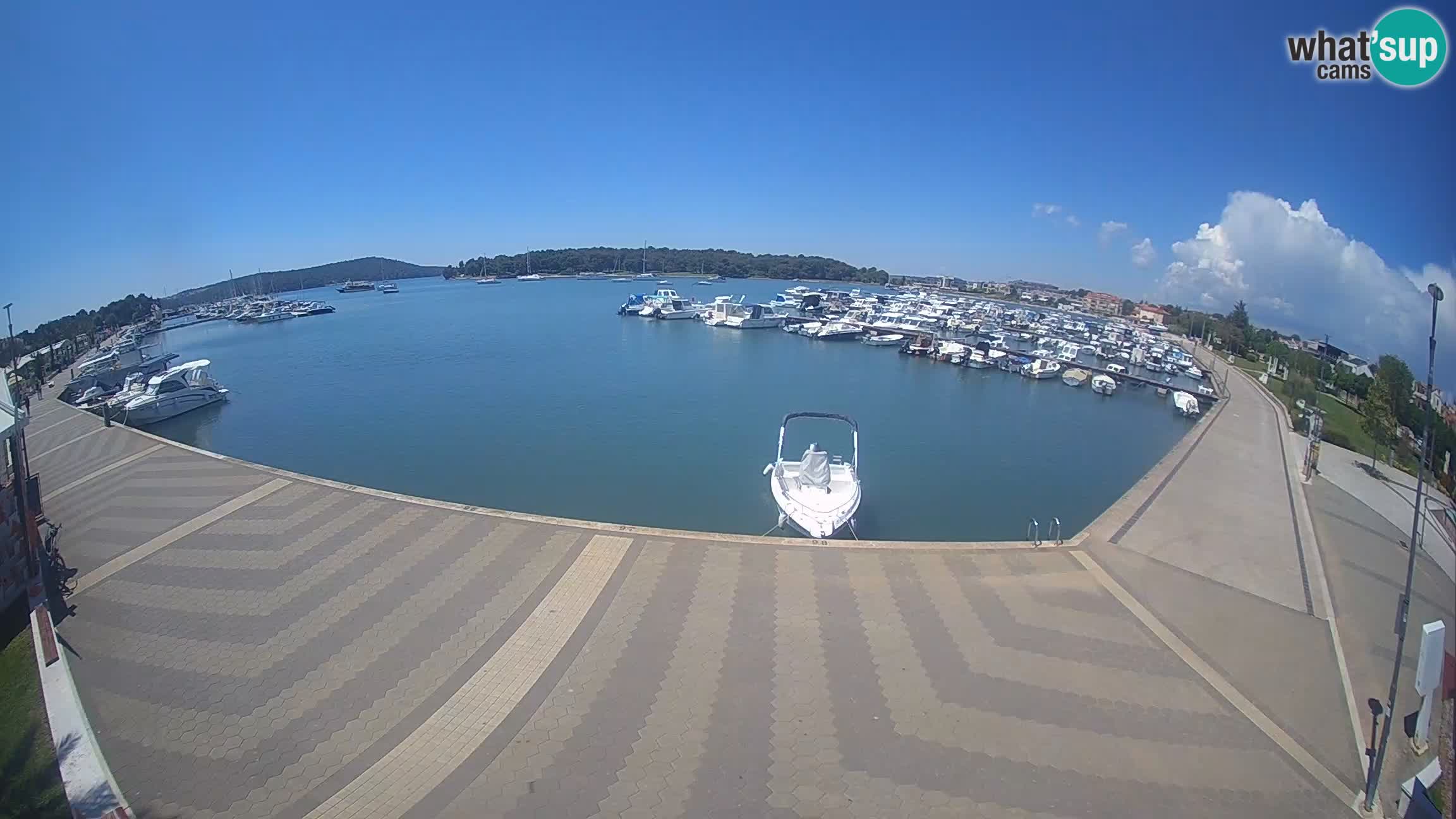 LIVE webcam Medulin marina