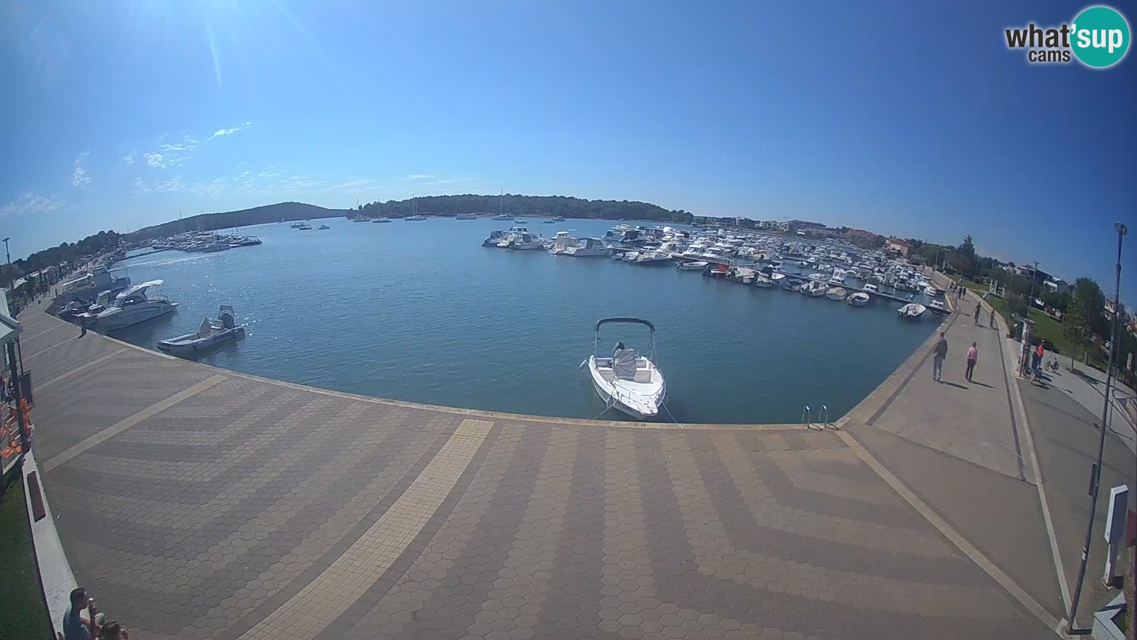 LIVE webcam Medulin marina