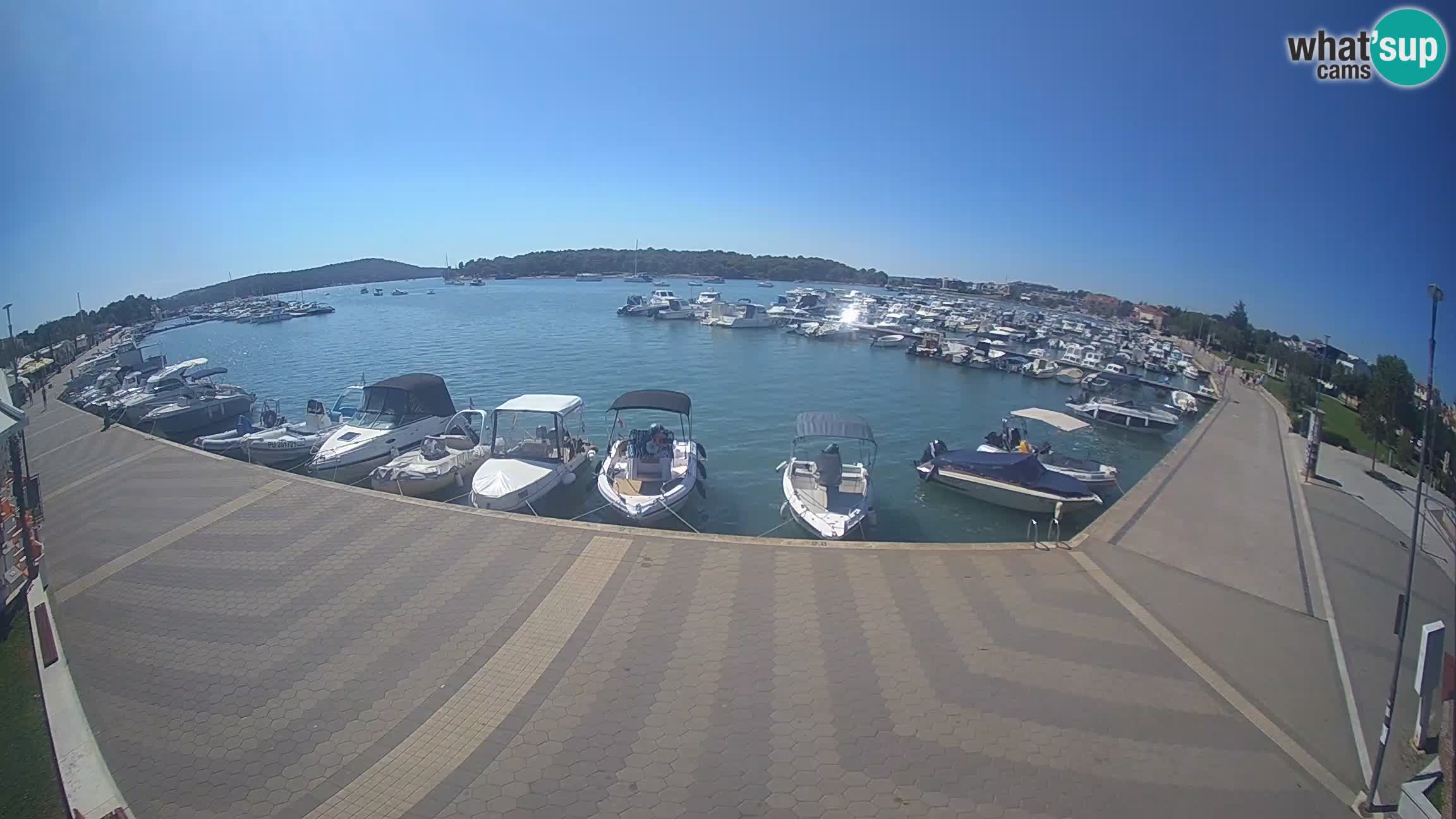 LIVE webcam Medulin marina