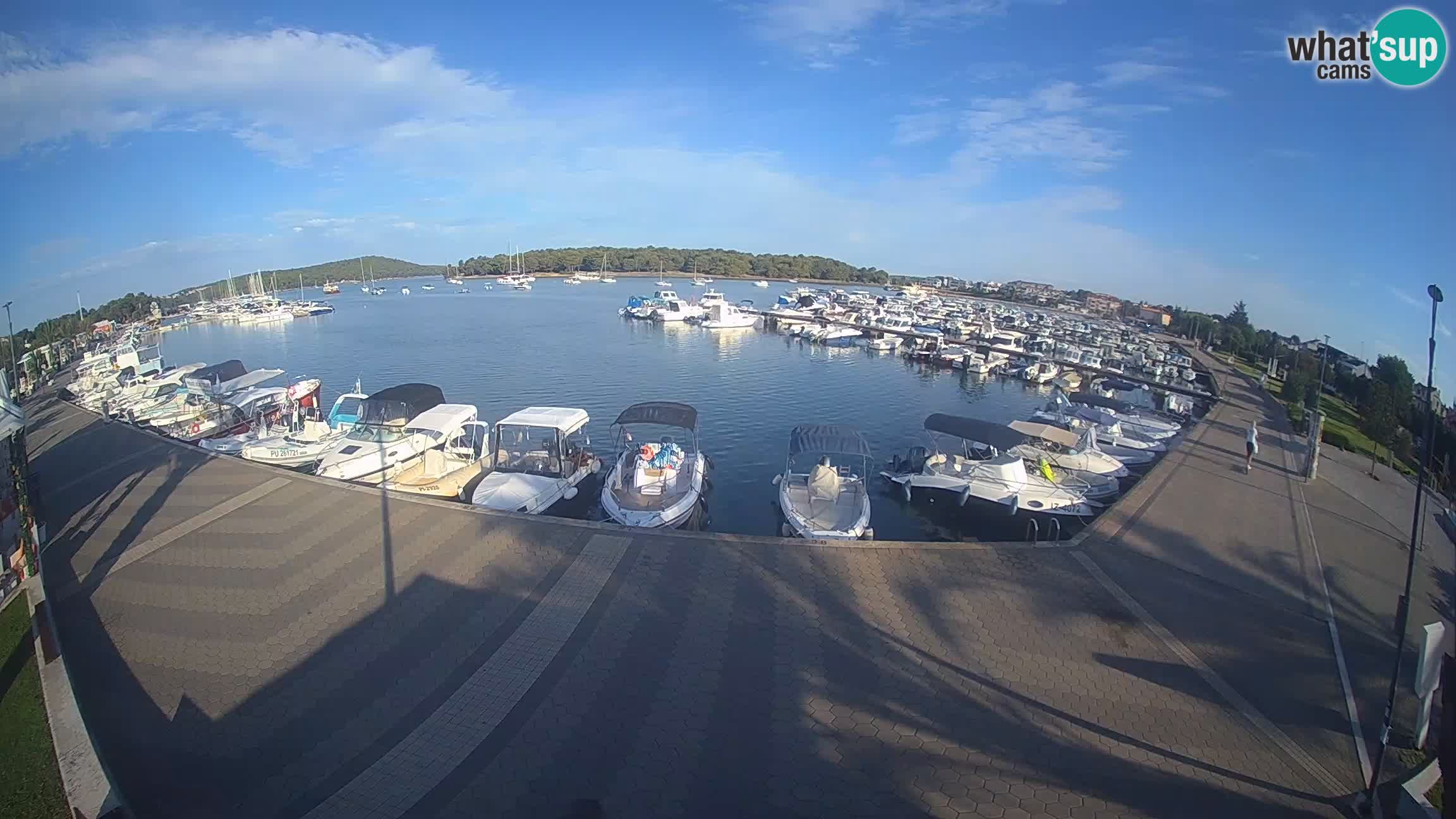 LIVE webcam Medulin marina