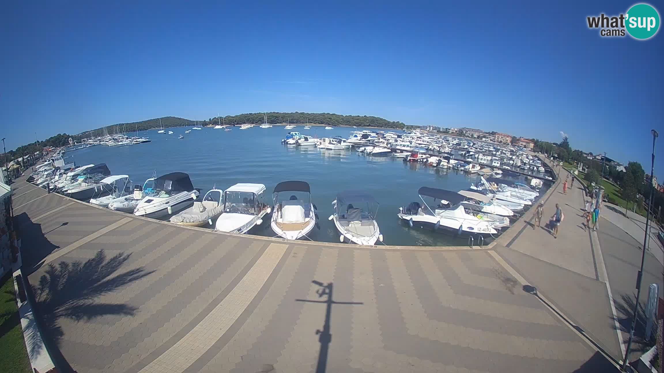 LIVE webcam Medulin marina