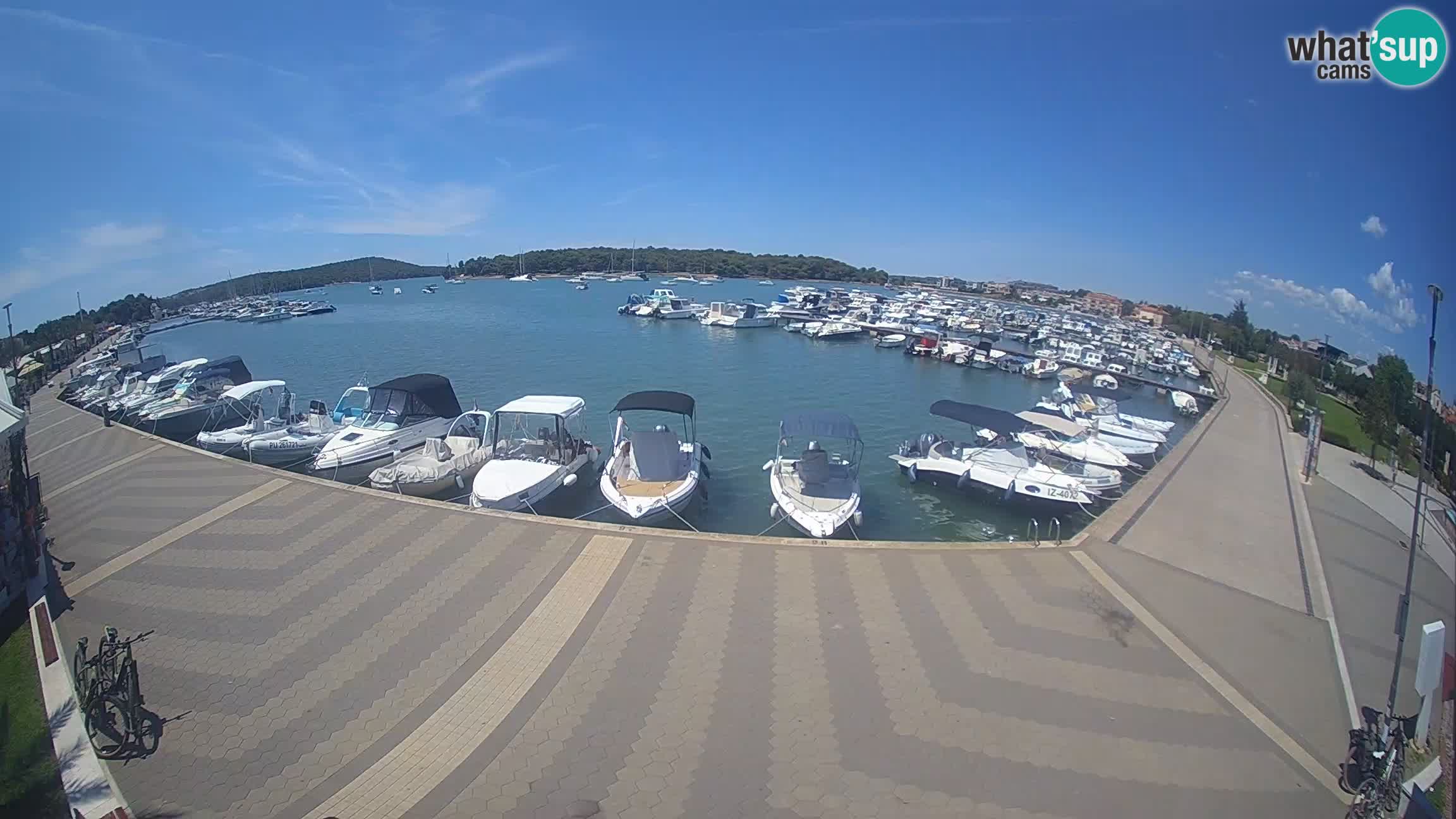 LIVE webcam Medulin marina