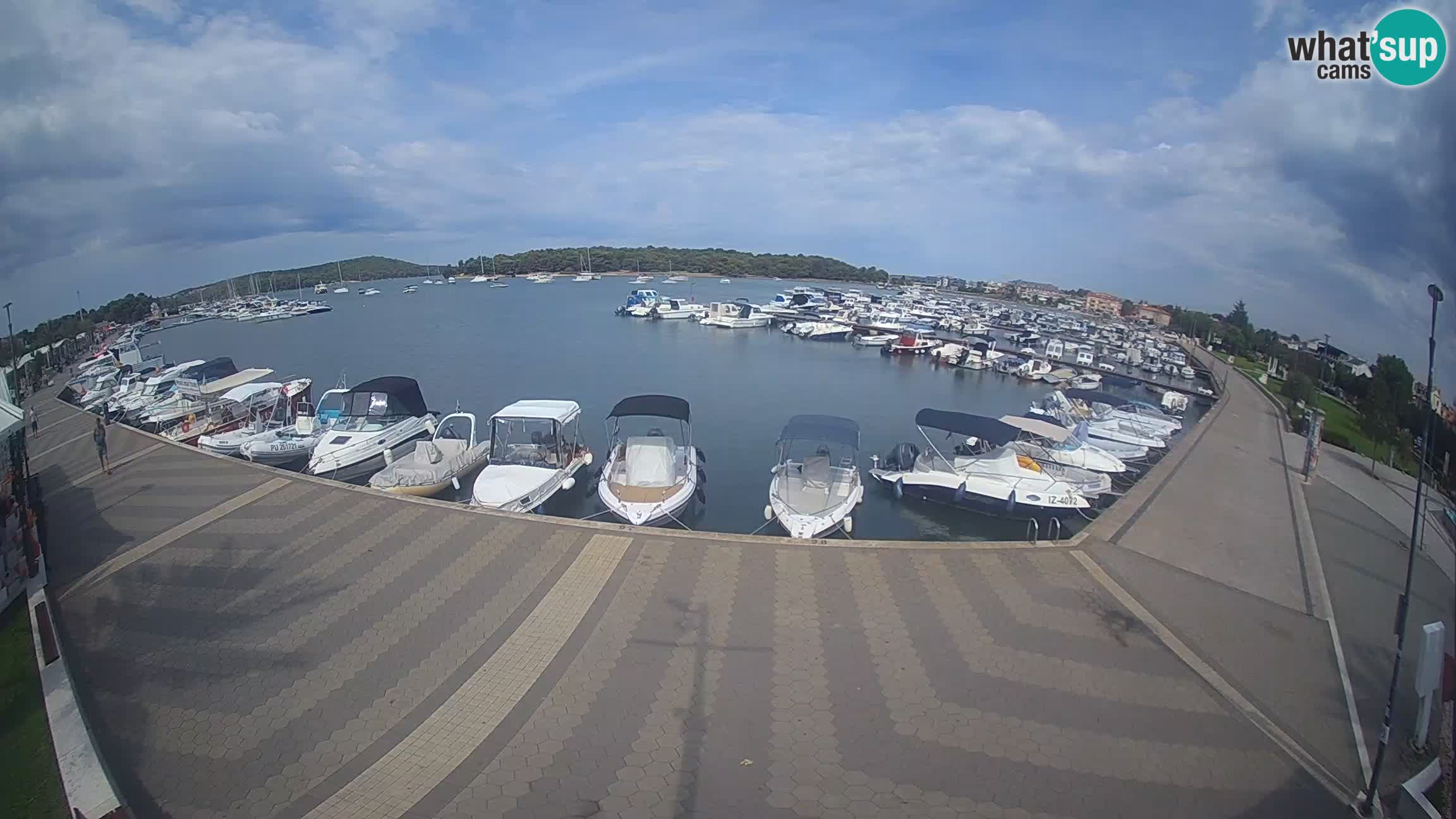 LIVE webcam Medulin marina