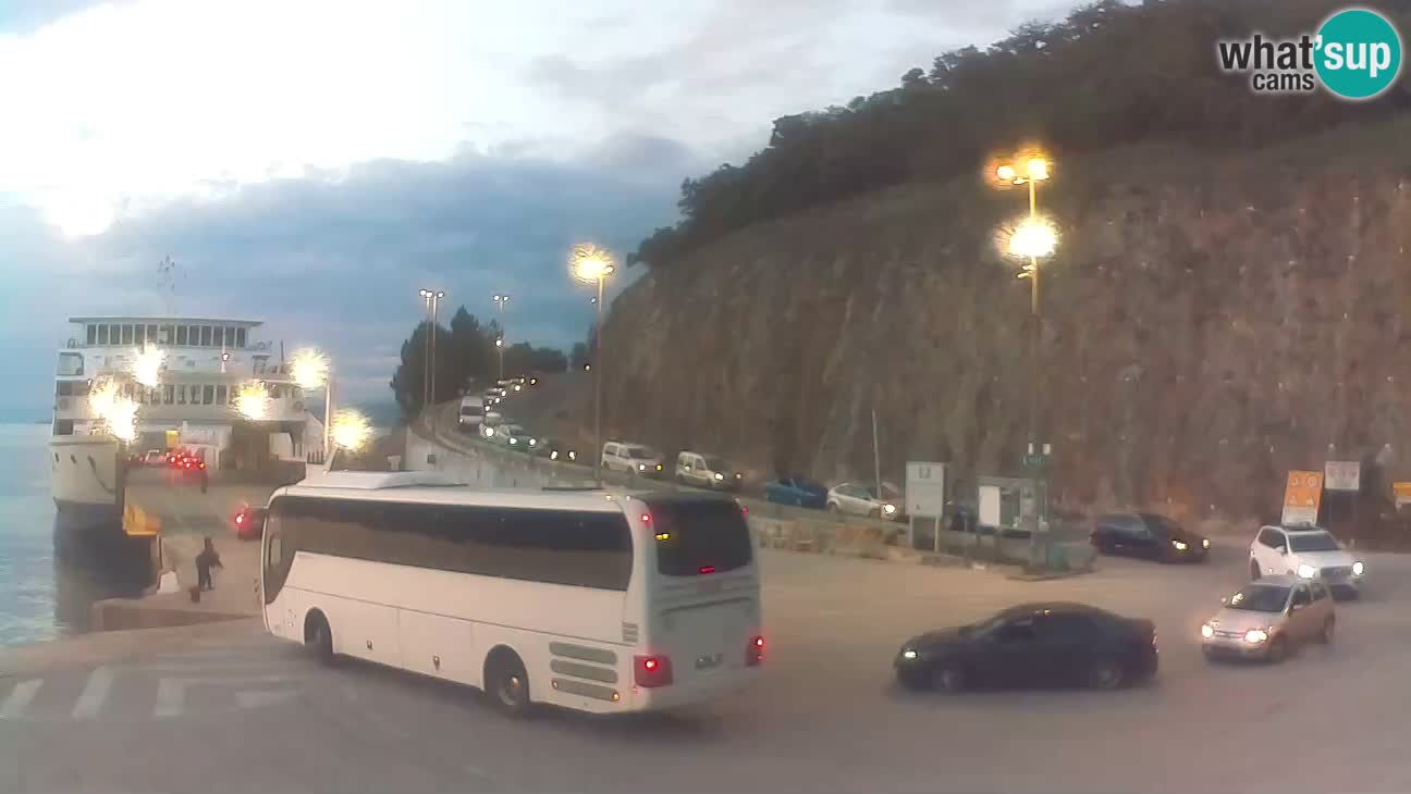 Webcam Insel Cres – Fährhafen Merag – Krk