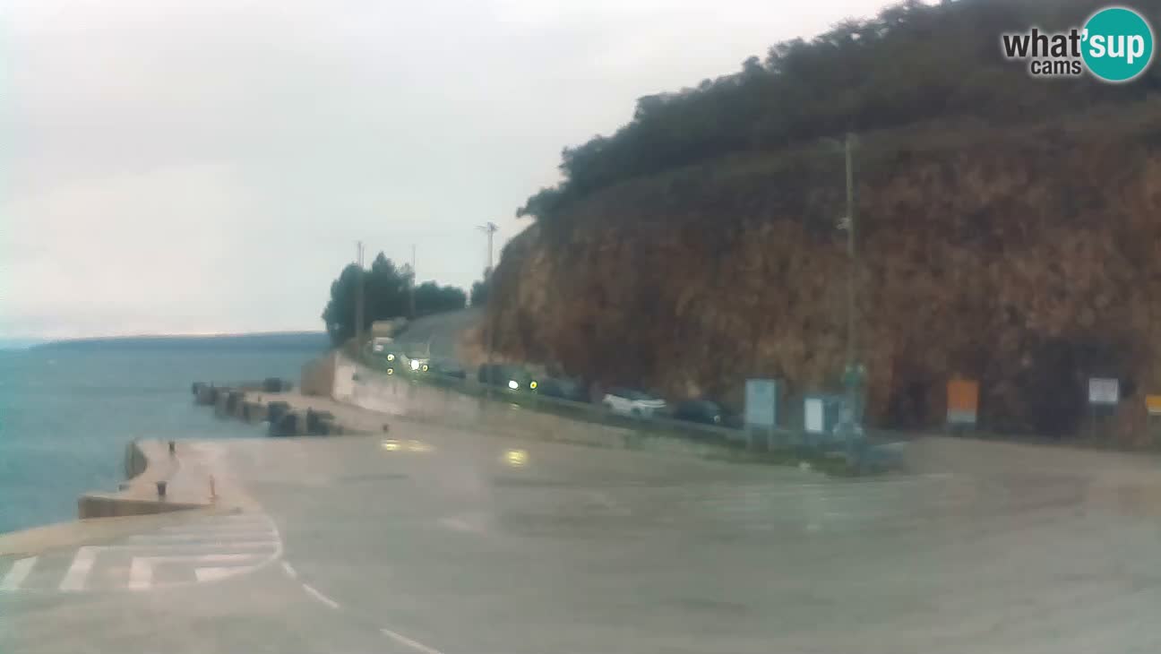 Île de Cres Webcam – port de ferry Merag – Krk