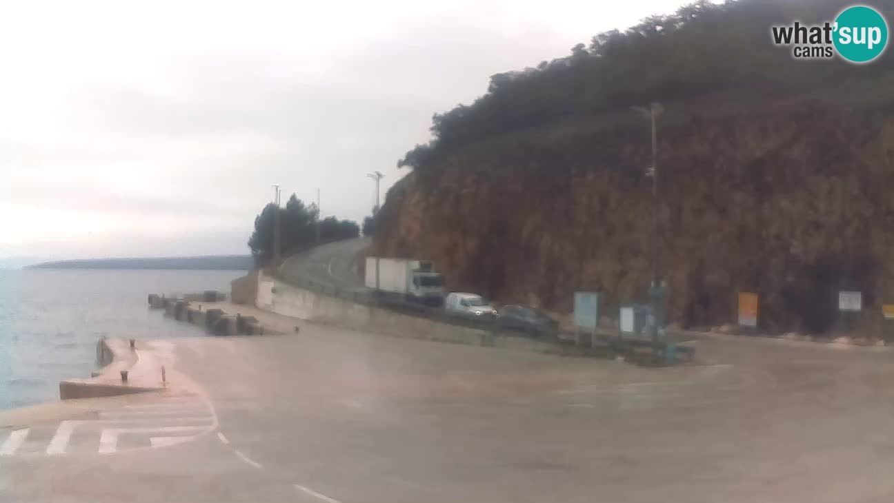 Webcam isla de Cres – puerto del transbordador Merag – Krk