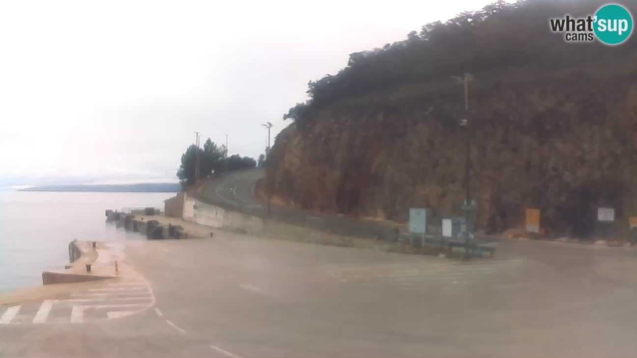 Île de Cres Webcam – port de ferry Merag – Krk