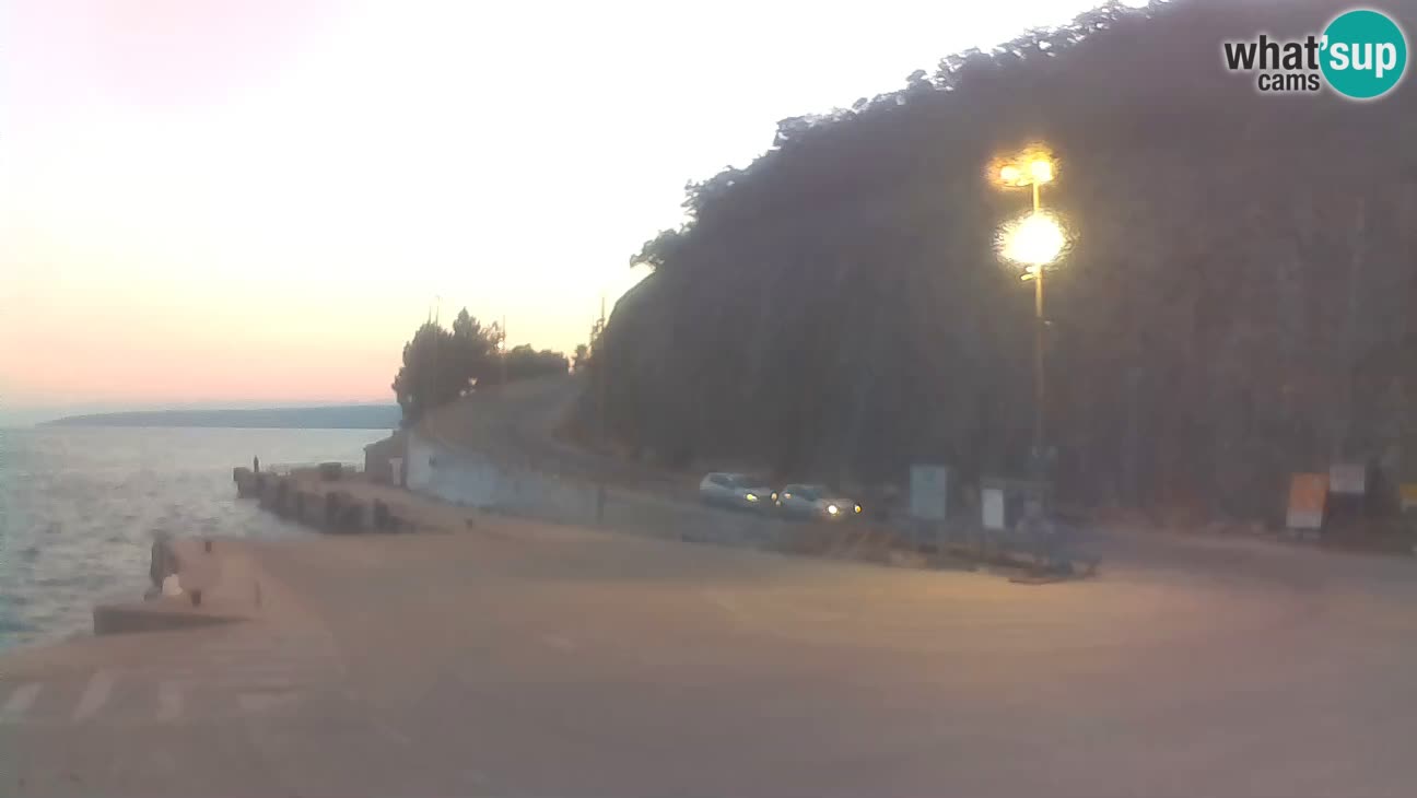 Île de Cres Webcam – port de ferry Merag – Krk
