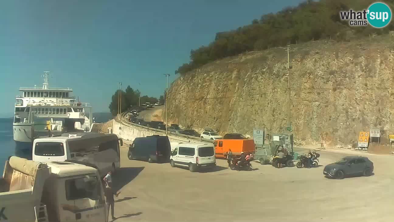 Webcam Insel Cres – Fährhafen Merag – Krk