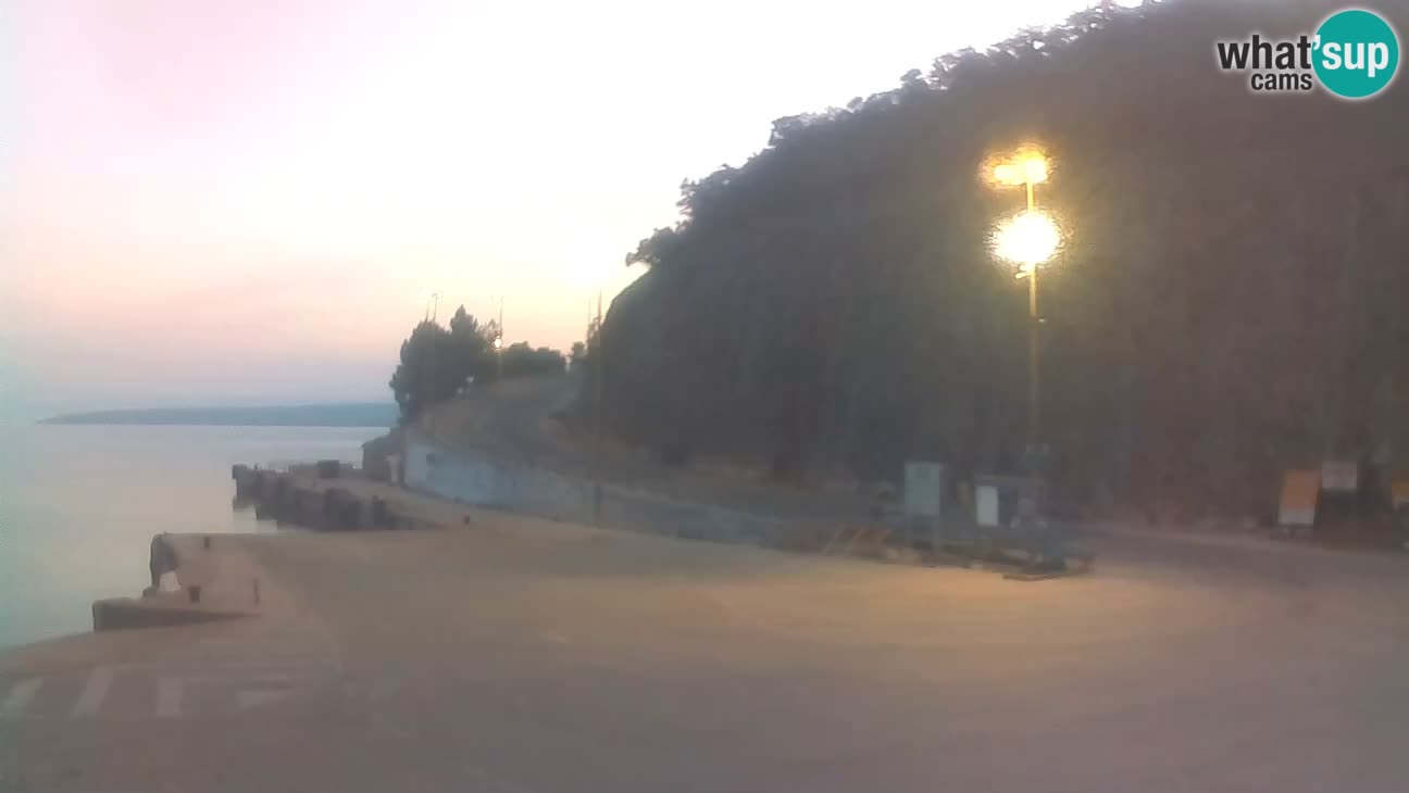 Webcam Cres – Ferry port Merag – Krk on Cres island