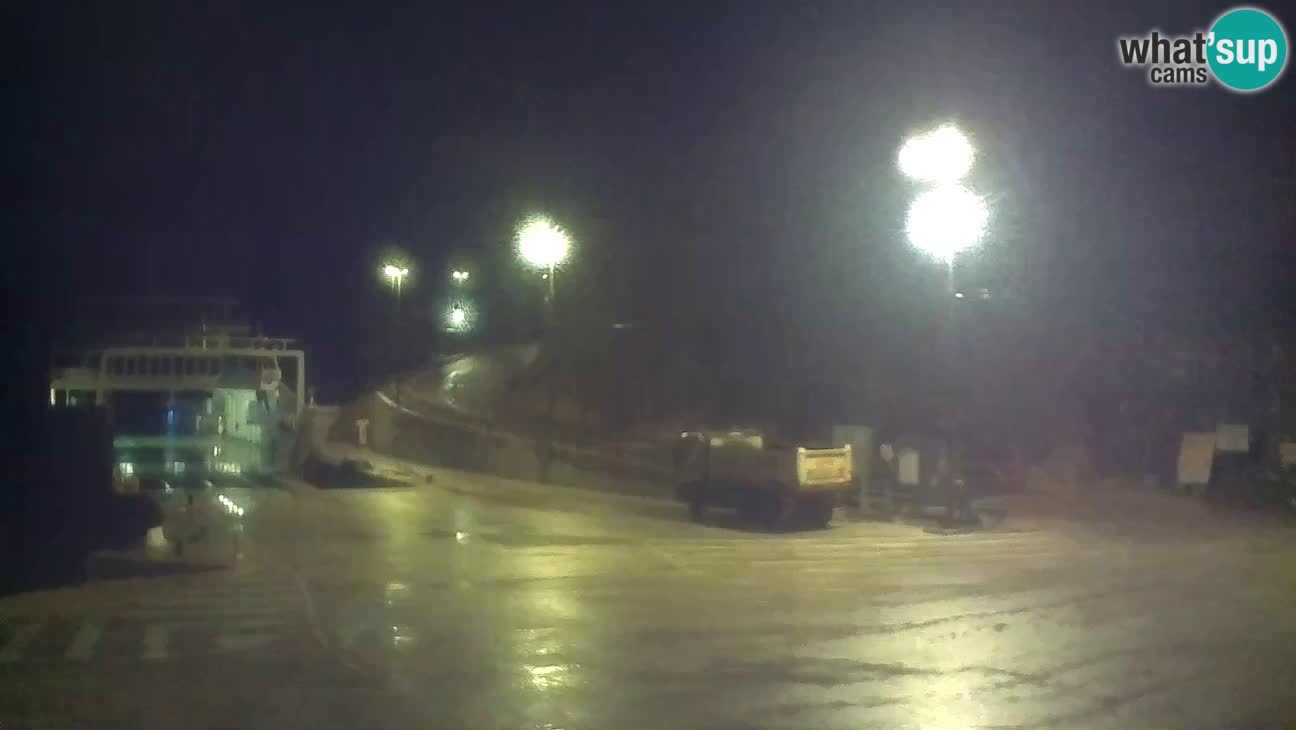 Webkam otok Cres – Trajektna luka  Merag – Krk