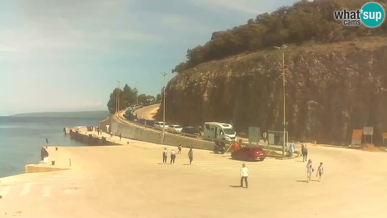 Webkam otok Cres – Trajektna luka  Merag – Krk