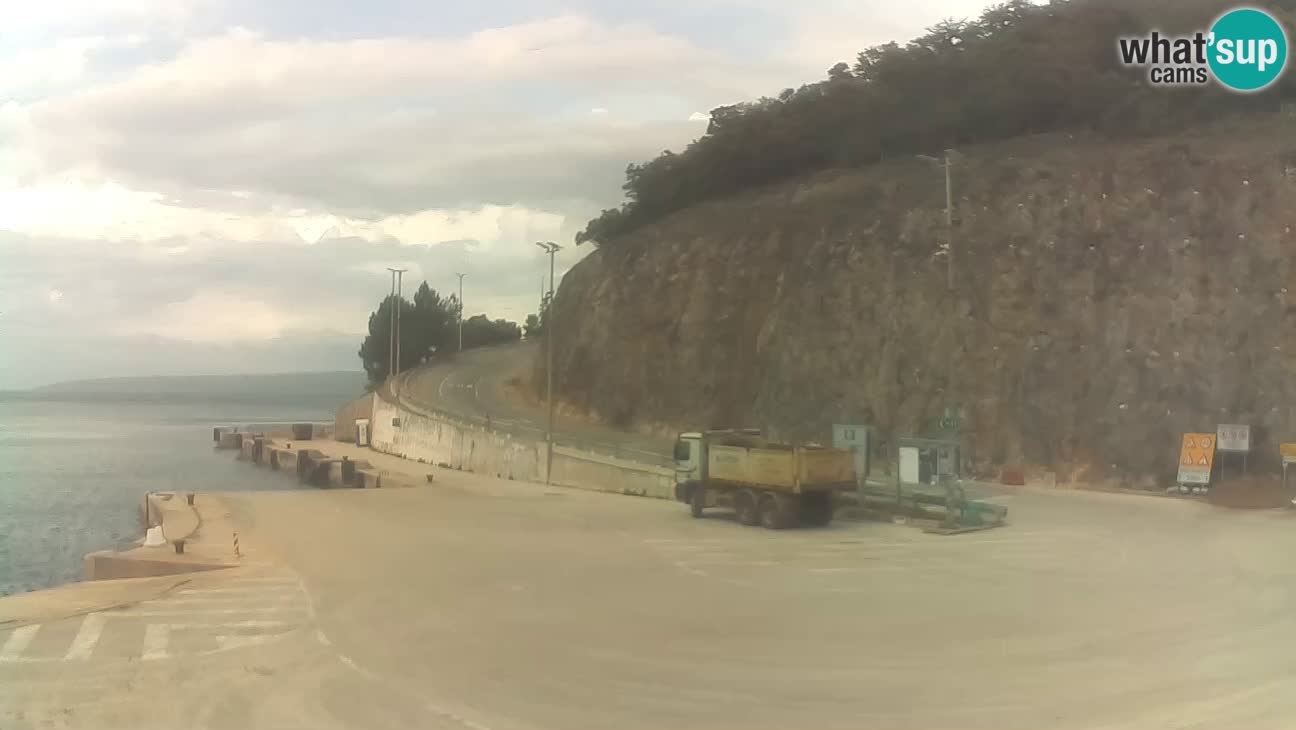 Webkam otok Cres – Trajektna luka  Merag – Krk