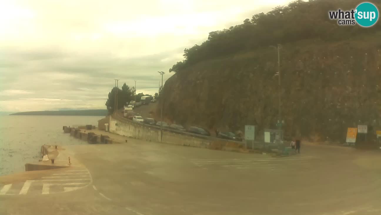 Webcam isla de Cres – puerto del transbordador Merag – Krk