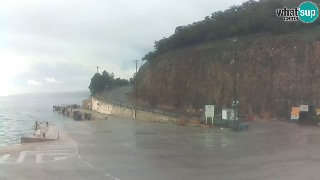Webcam isla de Cres – puerto del transbordador Merag – Krk