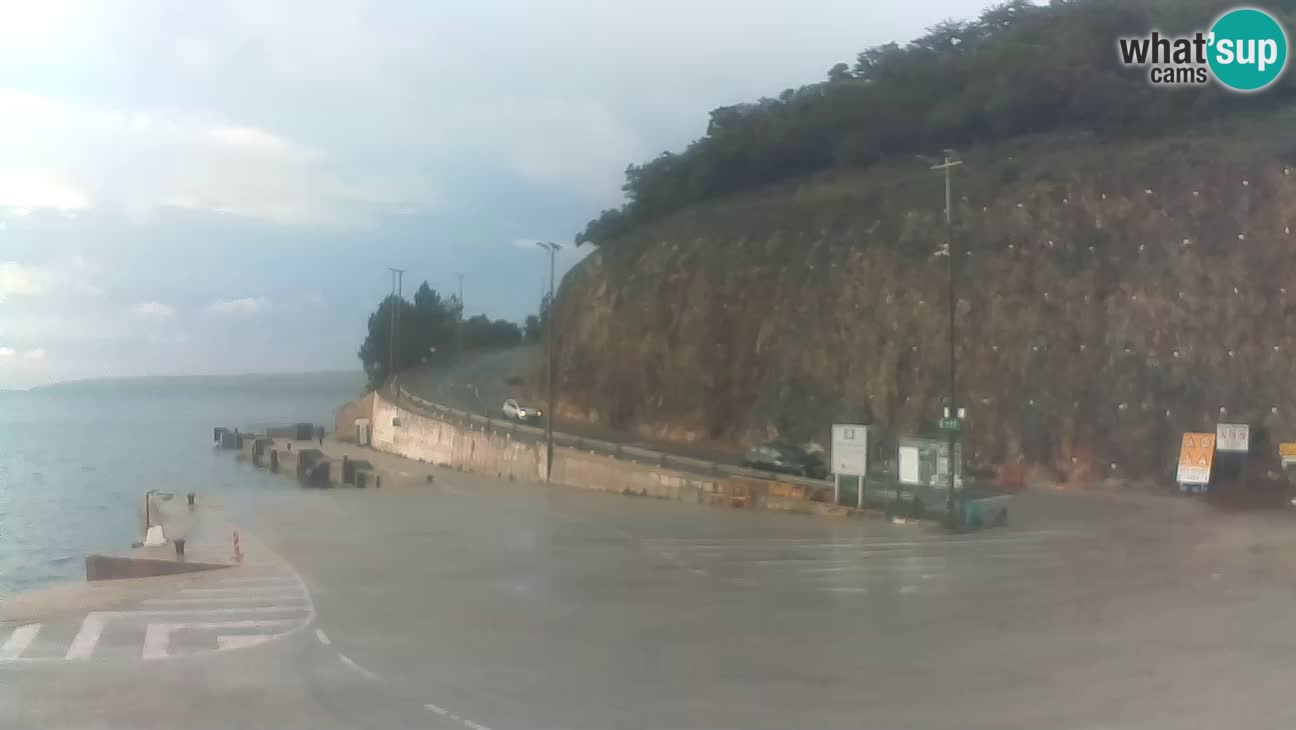 Île de Cres Webcam – port de ferry Merag – Krk