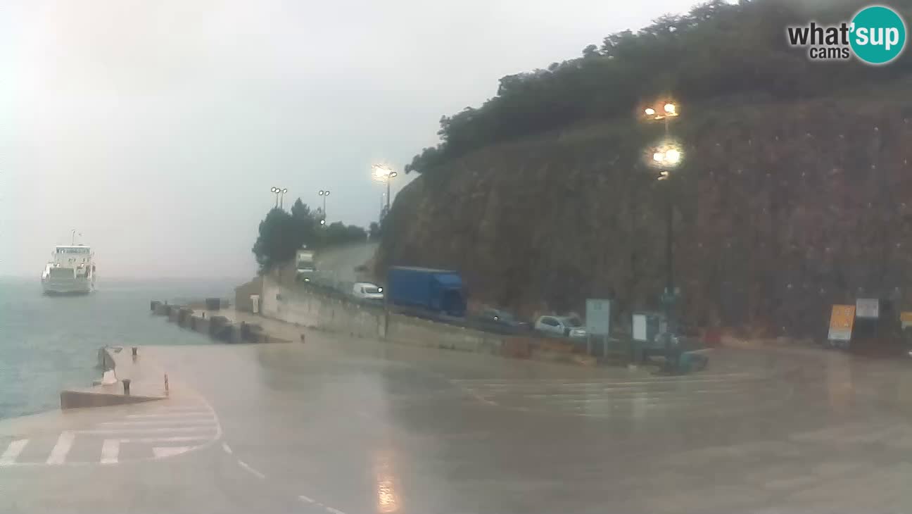 Webcam Insel Cres – Fährhafen Merag – Krk