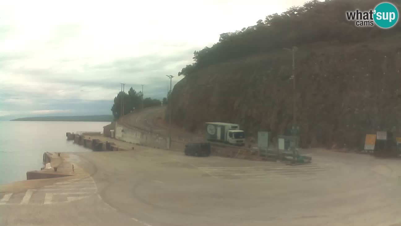 Webcam isola di Cherso – Porto traghetto Merag – Veglia