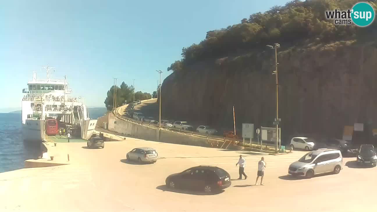 Webcam isola di Cherso – Porto traghetto Merag – Veglia