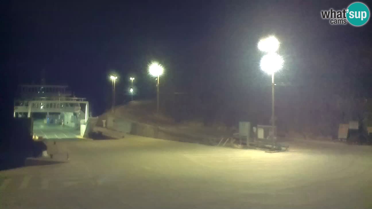 Webcam isola di Cherso – Porto traghetto Merag – Veglia