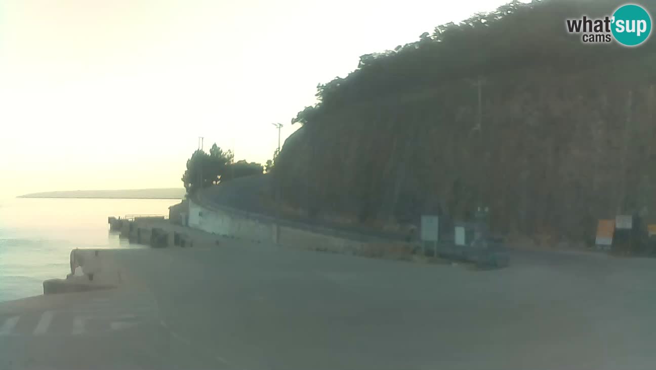 Webcam isla de Cres – puerto del transbordador Merag – Krk