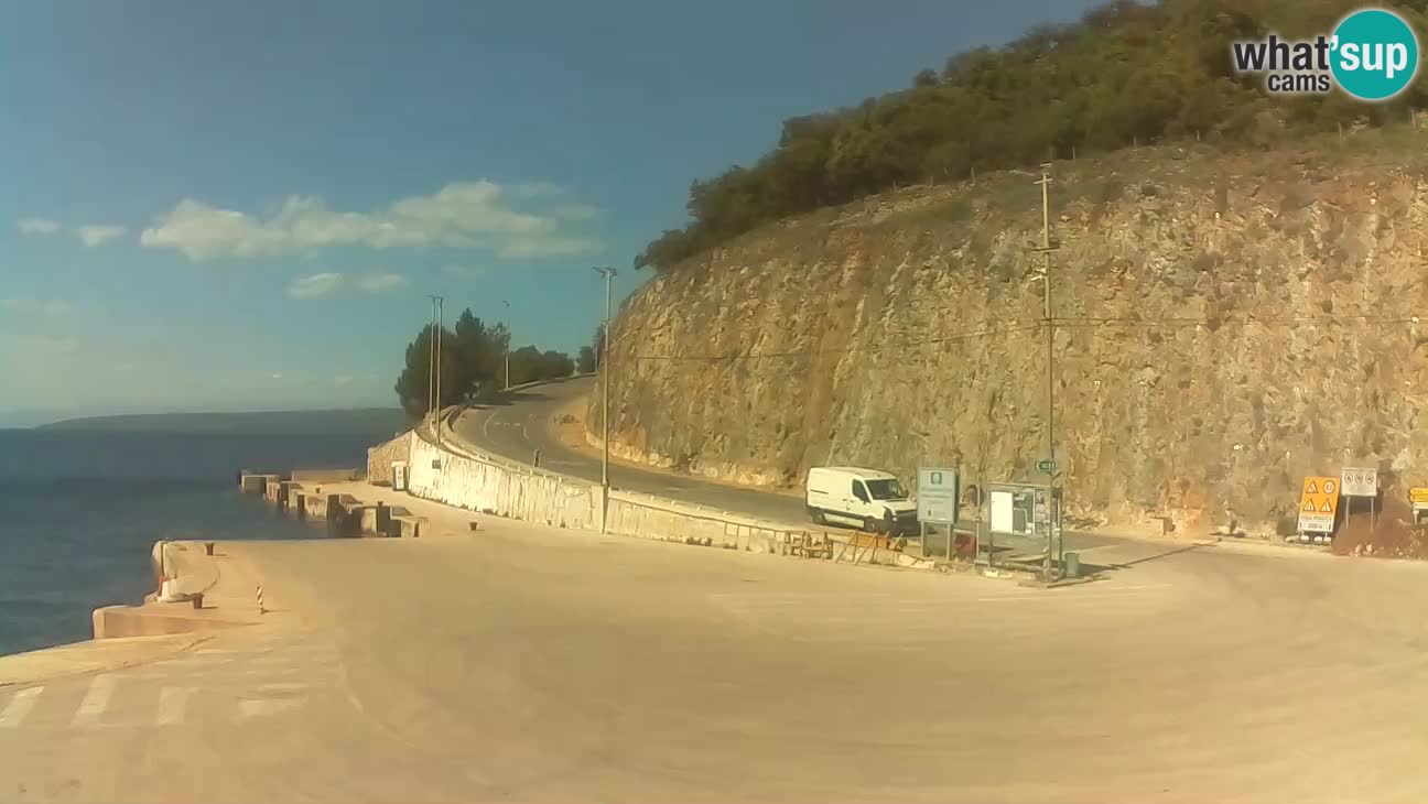 Webcam isla de Cres – puerto del transbordador Merag – Krk