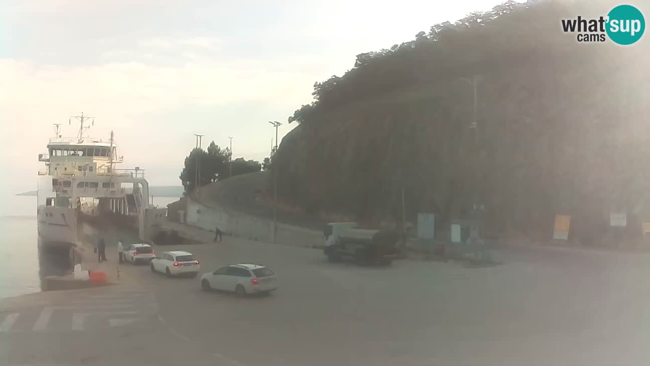 Webkam otok Cres – Trajektna luka  Merag – Krk
