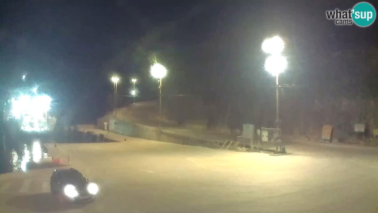 Webcam Cres – Ferry port Merag – Krk on Cres island