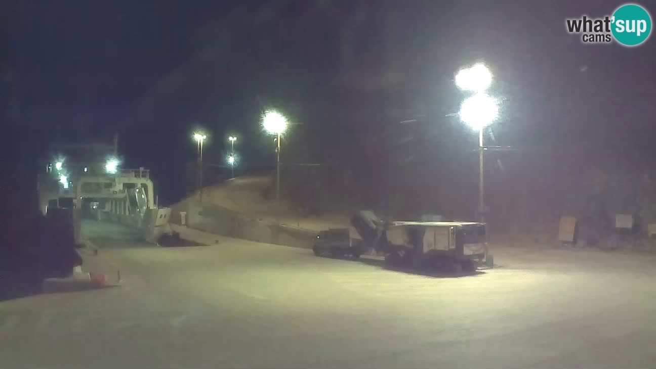 Webcam isola di Cherso – Porto traghetto Merag – Veglia