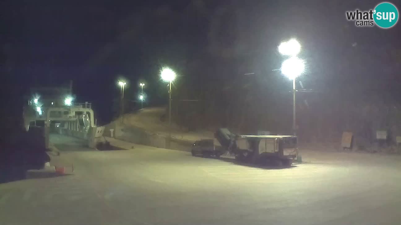Webcam isola di Cherso – Porto traghetto Merag – Veglia
