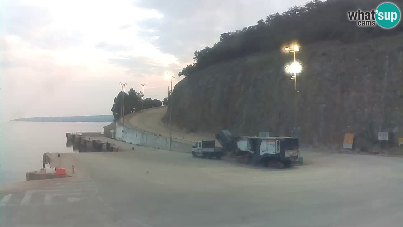 Webcam isola di Cherso – Porto traghetto Merag – Veglia
